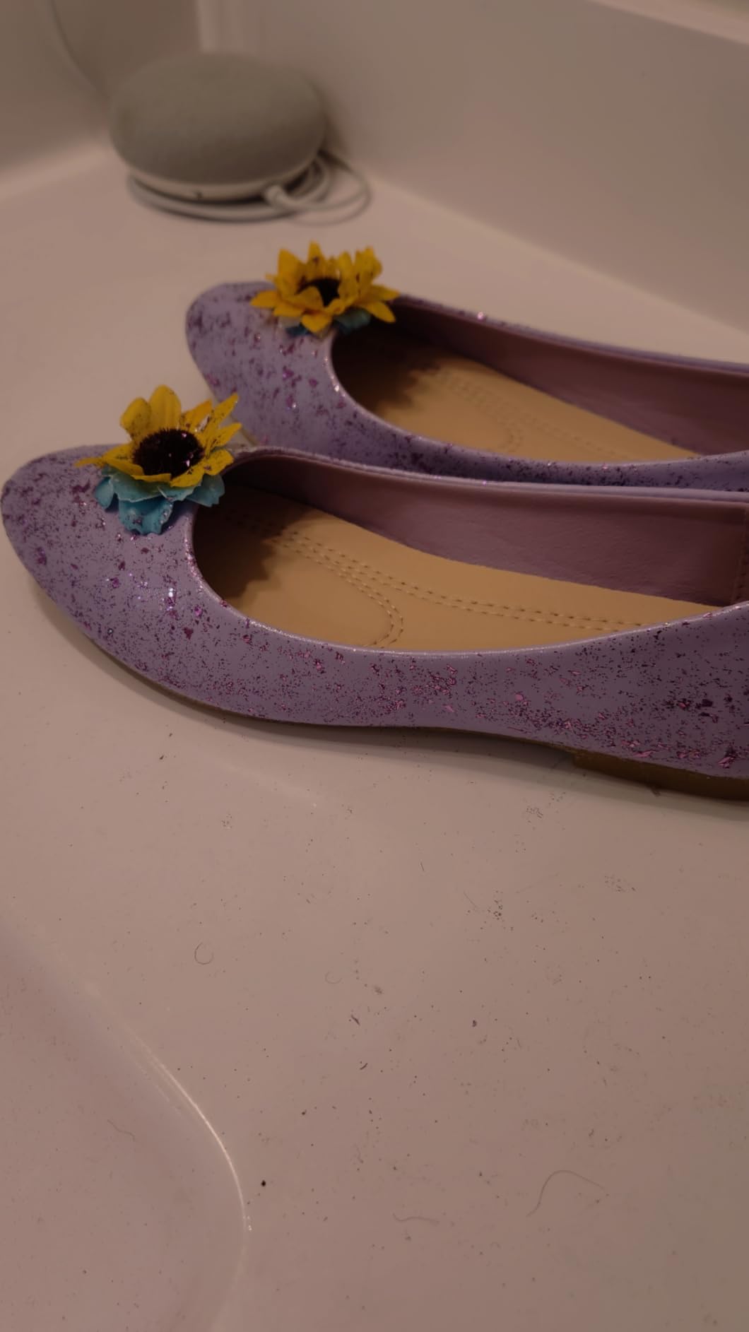 Hash Bubbie Women's Flats Shoes Ballet Flats Dress Shoes Comfortable PU Leather Slip on Shoes for Women customer photo 1