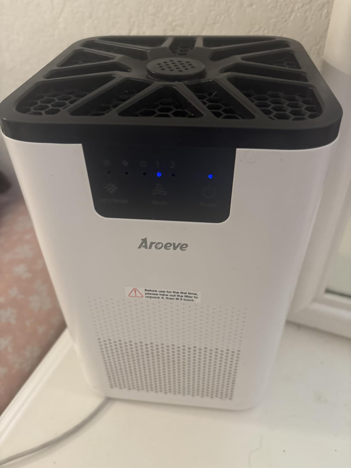 AROEVE Air Purifiers for Bedroom with Aromatherapy Function-MK06A(White) customer photo 1