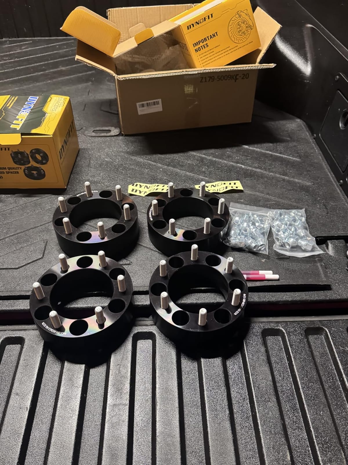 dynofit 6x5.5 Wheel Spacers 2 Inch Compatible with Toyota Tacoma, 4Runner, FJ Cruiser | M12x1.5 Extended Lug Nuts, 108mm Hub Bore, 6x139.7 Forged Spacers for Tundra GX460 GX470 Sequoia Fortuner customer photo 1
