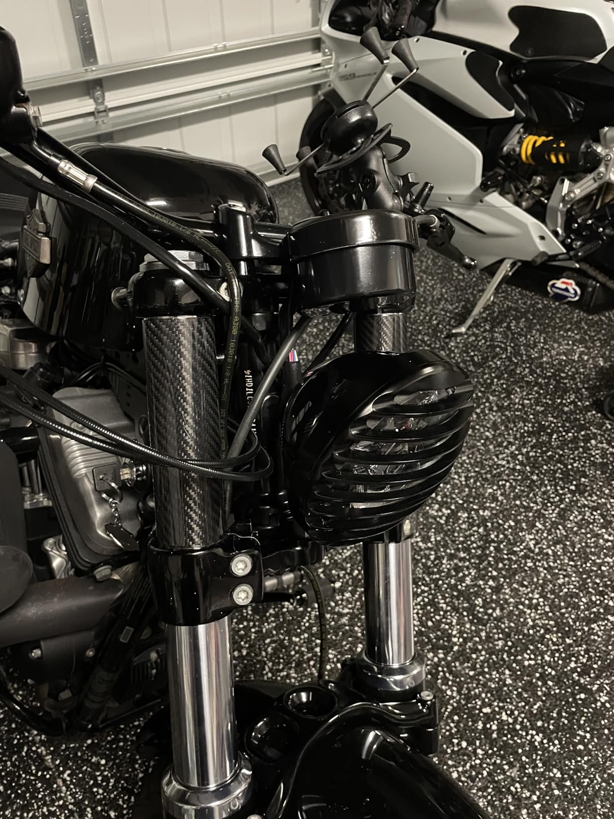 Carbon Fiber Motorcycle Front Shock Fork Guard Cover | Wrap Shock Absorber Guard Gaiters Gators Boots Adjustable 2Pcs Universal for Dirt Bike-225MM customer photo 1
