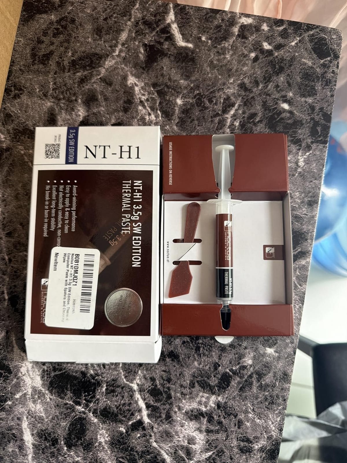 Noctua NT-H1 3.5g SW Edition, Thermal Paste, Spatula and 3 Cleaning Wipes customer photo 1