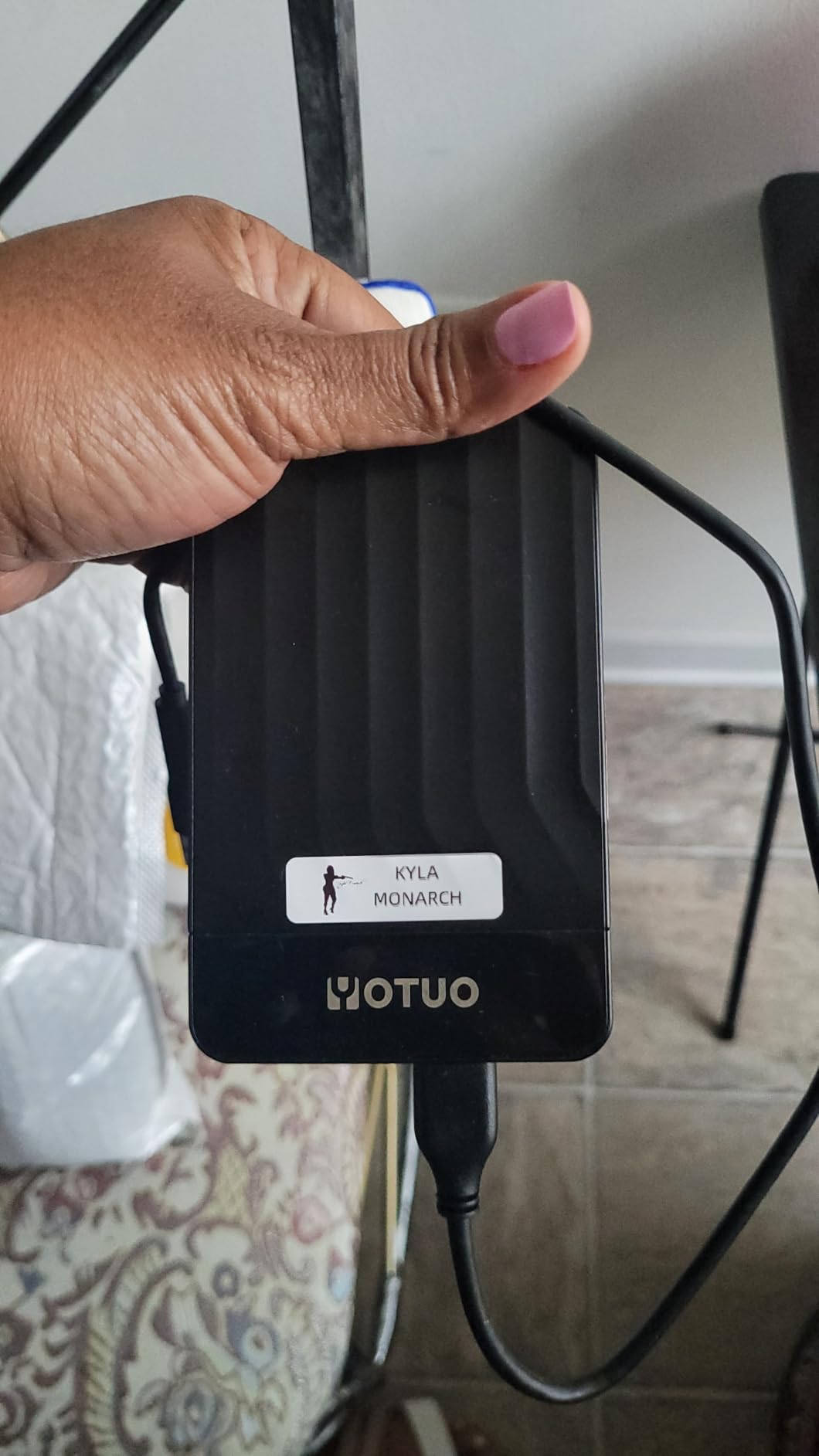 YOTUO 1TB External Hard Drive, Portable Storage Expansion HDD, USB 3.0 & USB-C for PC, Mac, Desktop, Laptop, Smartphone, PS4, Xbox One, Xbox 360, Office & Game, Black customer photo 1