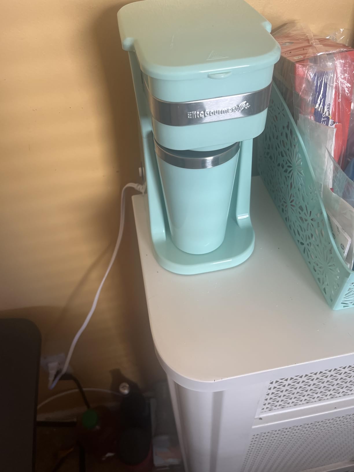 Elite Gourmet EHC113M Personal Single-Serve Compact Coffee Maker, Mint customer photo 1