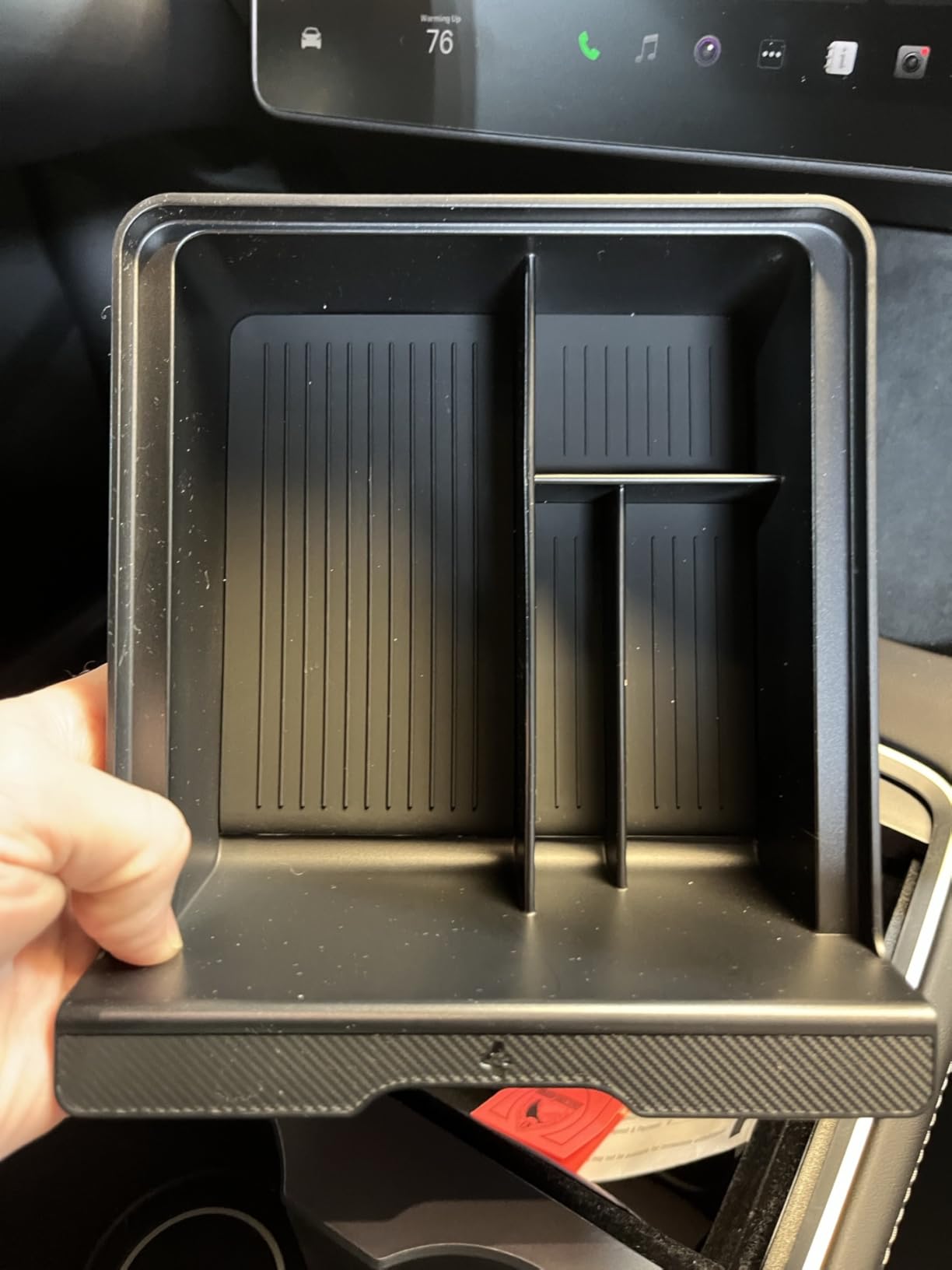 Spigen Center Console Organizer for Legacy Tesla Model Y & 3 customer photo 1
