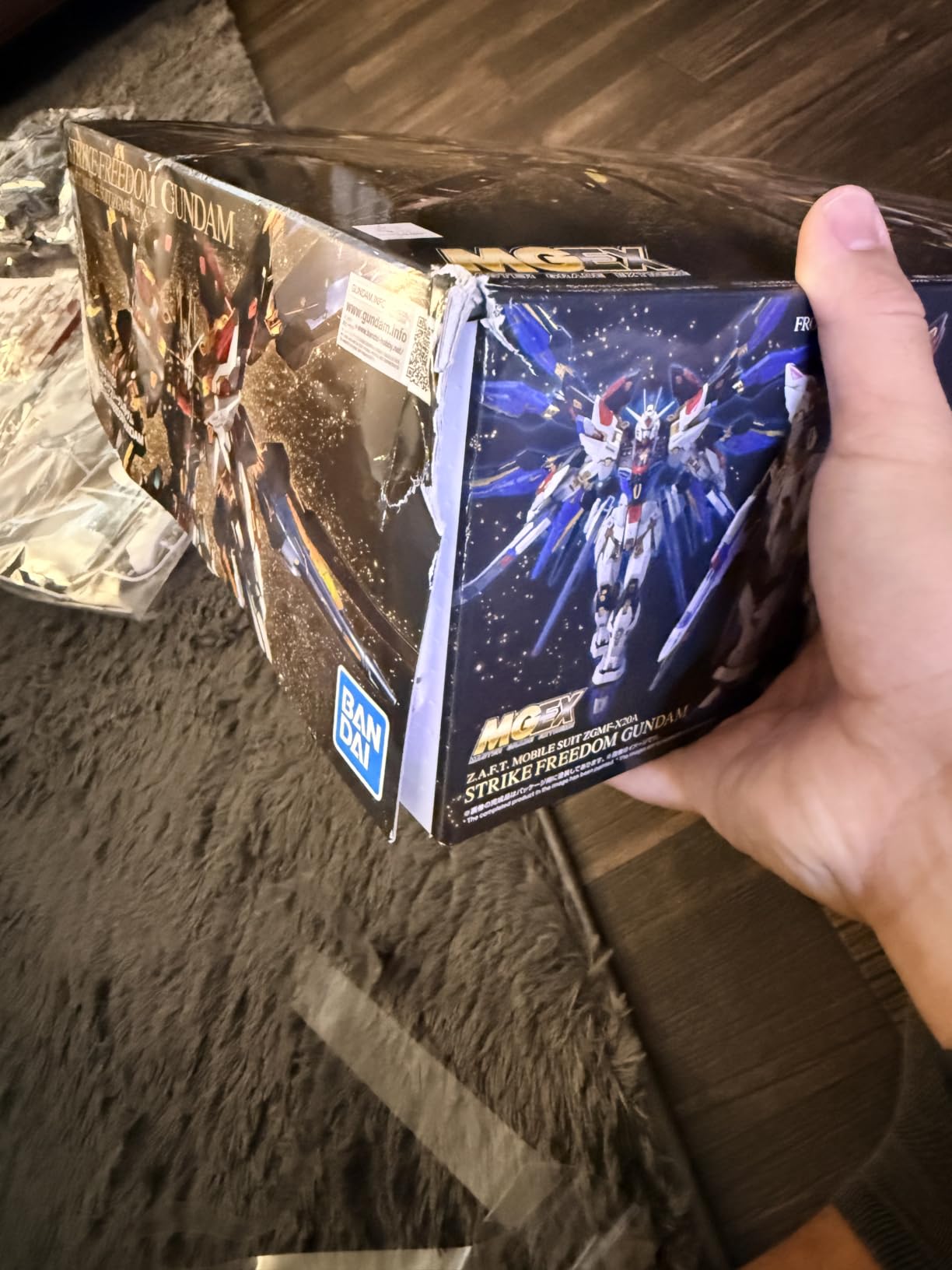 Bandai Hobby - Gundam Seed Destiny - Strike Freedom Gundam MGEX 1/100 Model Kit customer photo 1