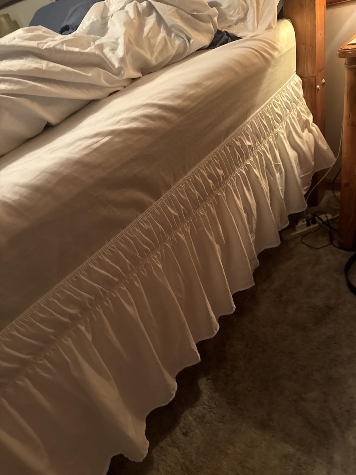 MEILA Wrap Around Bed Skirt for Queen & King Beds 16