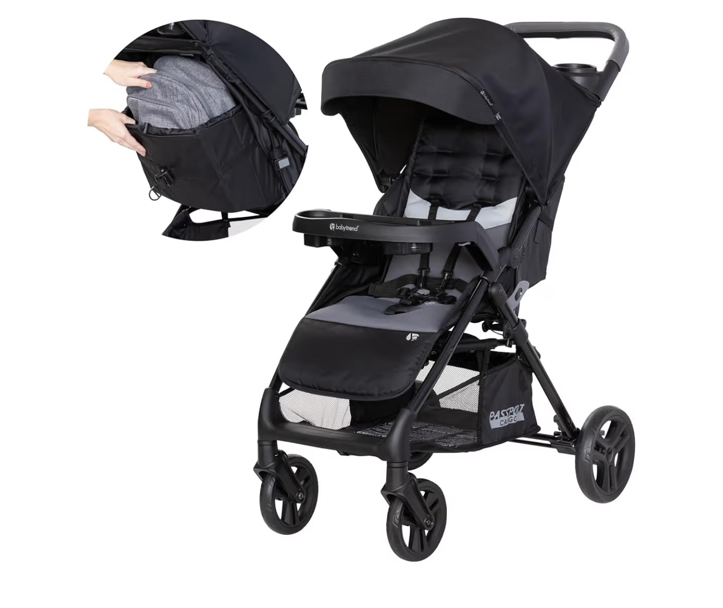 Baby Trend Passport® Cargo Stroller, Fieldstone Grey customer photo 2