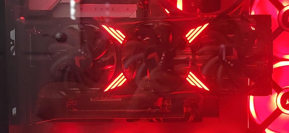 Cooler Master Vertical GPU Holder Kit V3, for E-ATX/ATX/mATX PC Case & PCI-E 4.0 Devices, Adjustable Modular Video Card Support, Thick SGCC Steel Bracket, 165 mm Riser Cable Included - Black customer photo 1