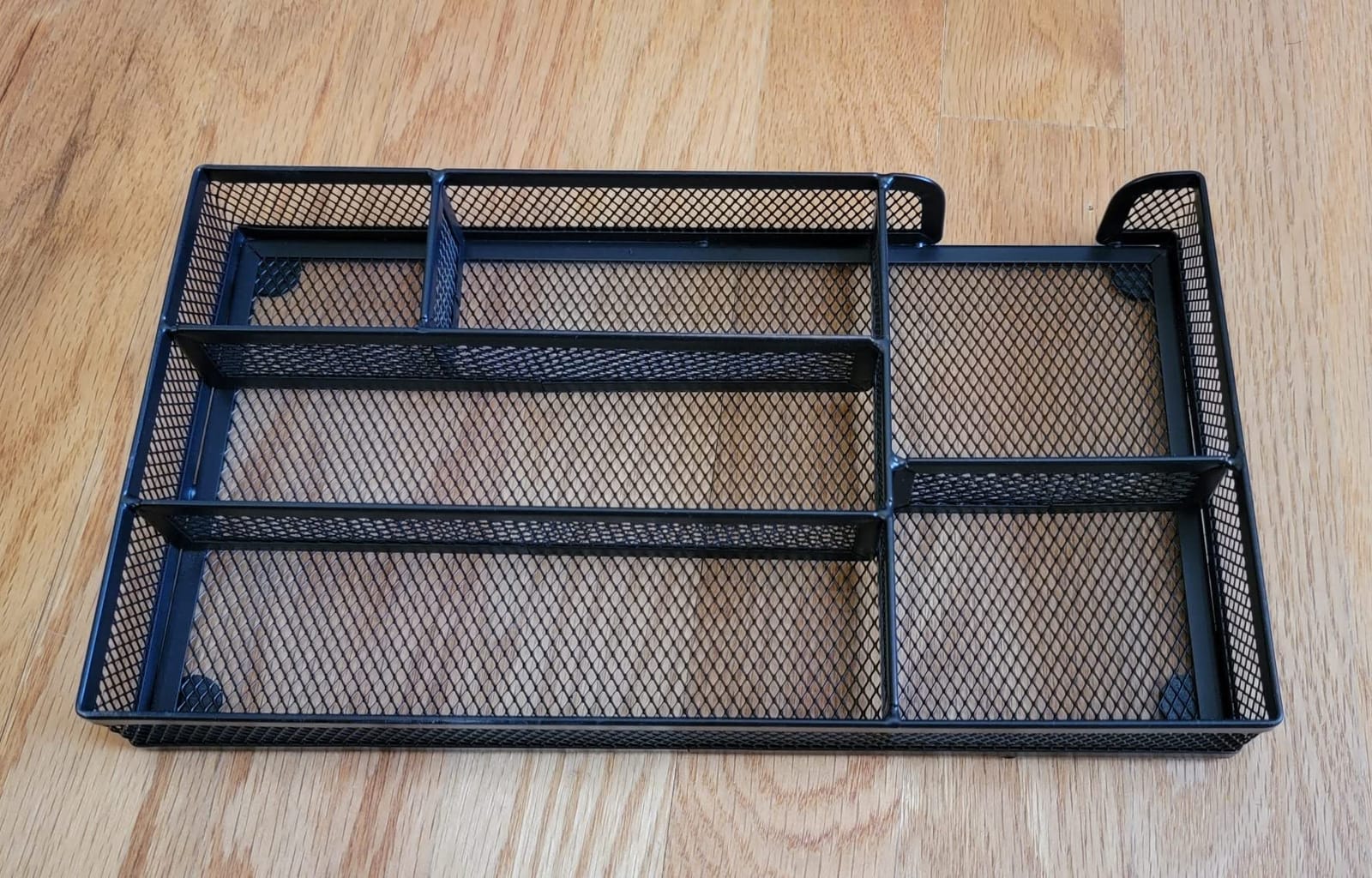 Desk Drawer Organizer, Office Desk Organizer Tray with 5 Dividers, Pen Pencil Drawer Organizer for Office Supplies, Desktop, Bathroom, Kitchen, Makeup, Vanity customer photo 1