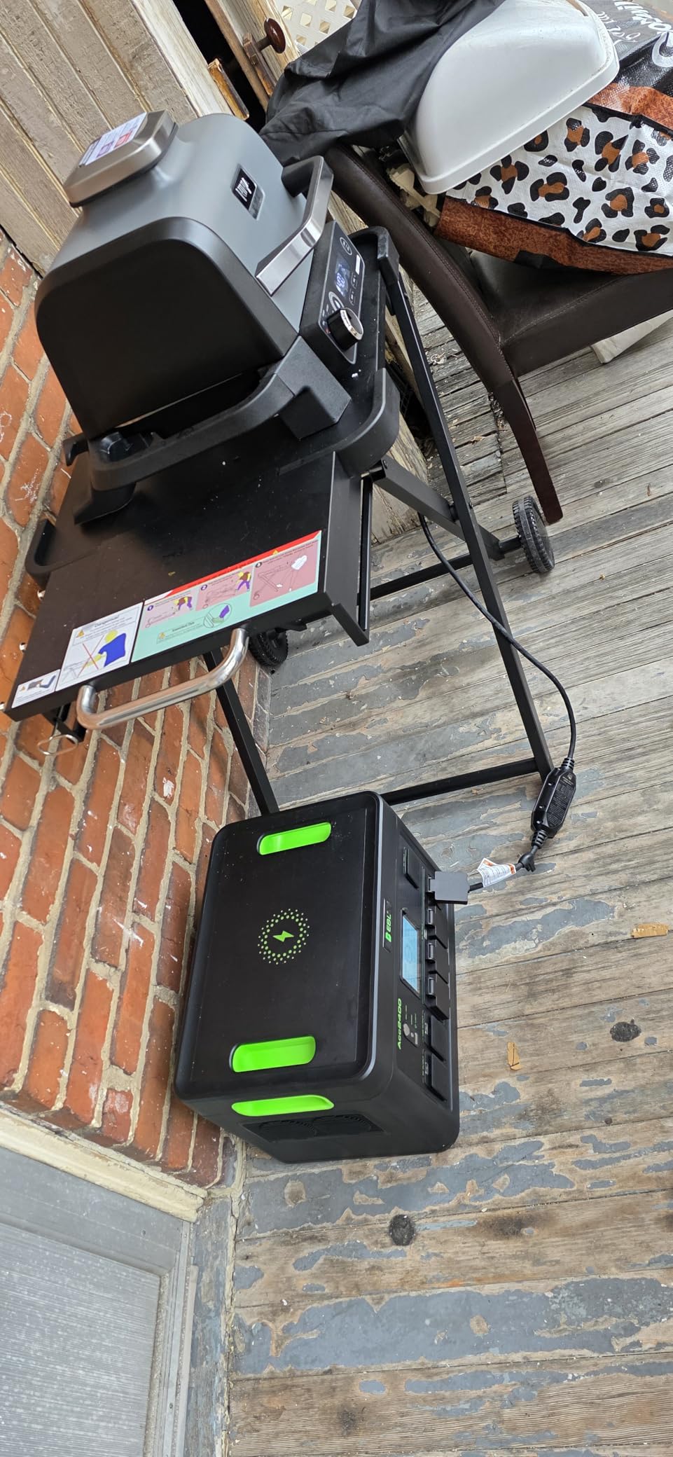 GRECELL Portable Power Station 500W, 519Wh/140400mAh Solar Generator Backup Lithium Battery Pack Power Supply with 2 AC Outlets, PD 60W USB-C Power bank for Outdoor RV Camping Home Outage Emergency customer photo 2