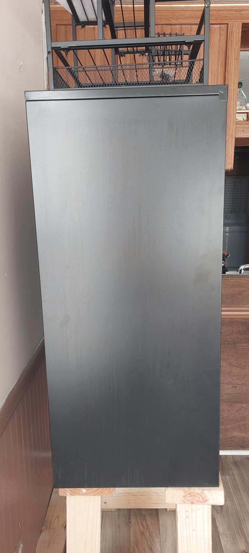 SISESOL Metal Storage Cabinet Locked Steel Cabinet with 2 Adjustable Shelves,Office Cabinet Locking Tool Cabinets,Kitchen Storage Cabinets Metal Locker Small Counter Height Storage Cupboard 36