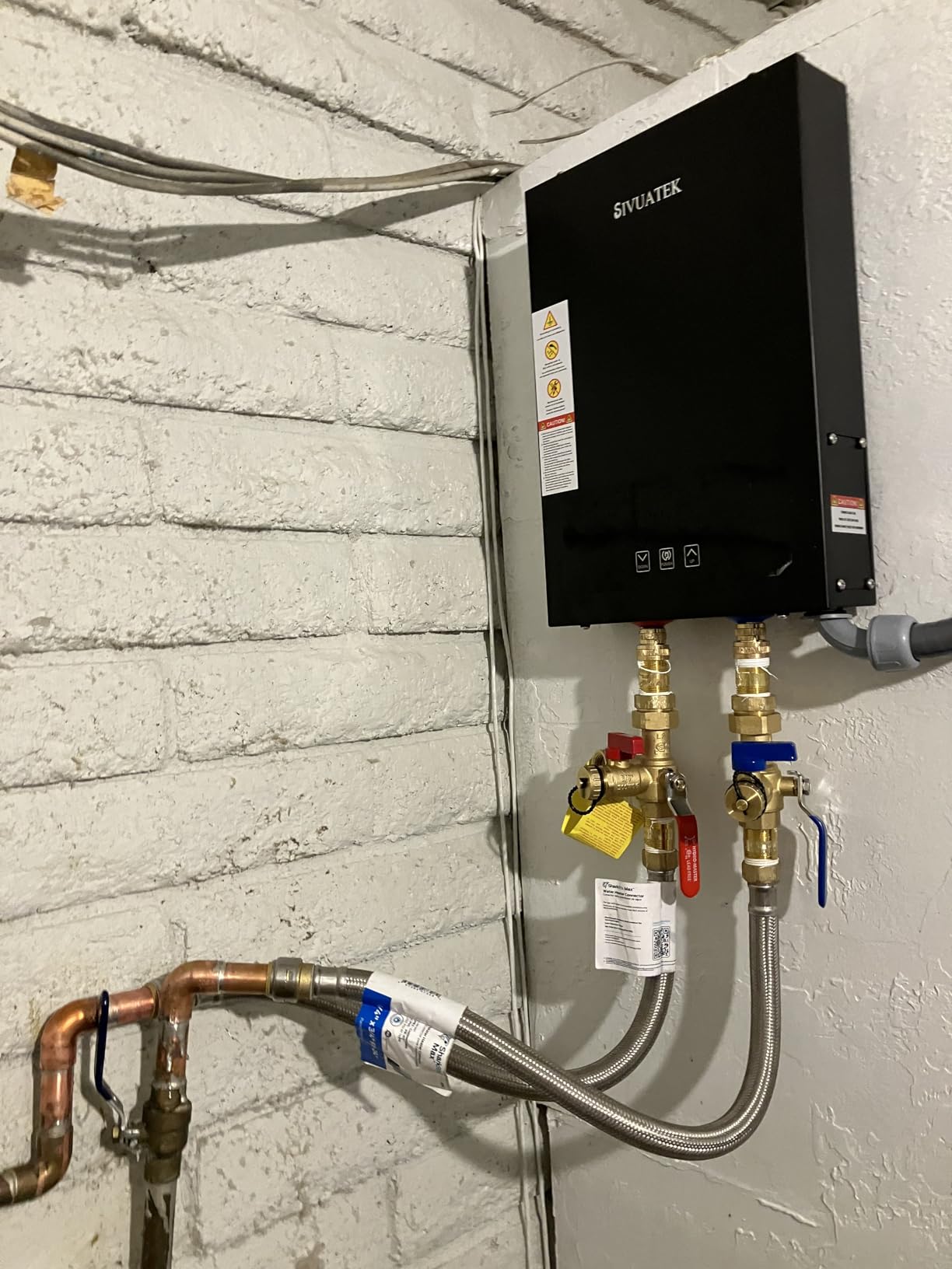 18kW Tankless Water Heater Electric 240V, Self-Modulating | ETL Certified, 3s Instant Heating, On-Demand Instant Hot Water, Compact, Whole-House Supply, Easy Install customer photo 1