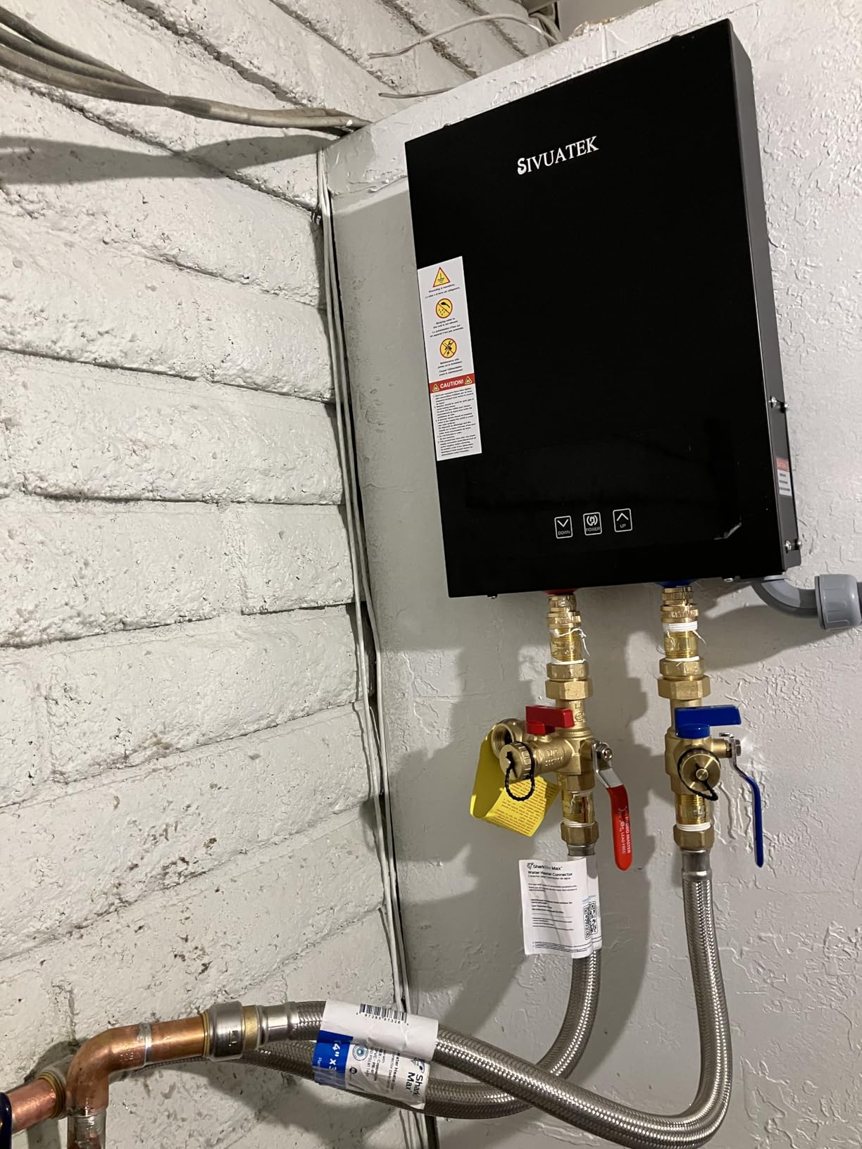 18kW Tankless Water Heater Electric 240V, Self-Modulating | ETL Certified, 3s Instant Heating, On-Demand Instant Hot Water, Compact, Whole-House Supply, Easy Install customer photo 2