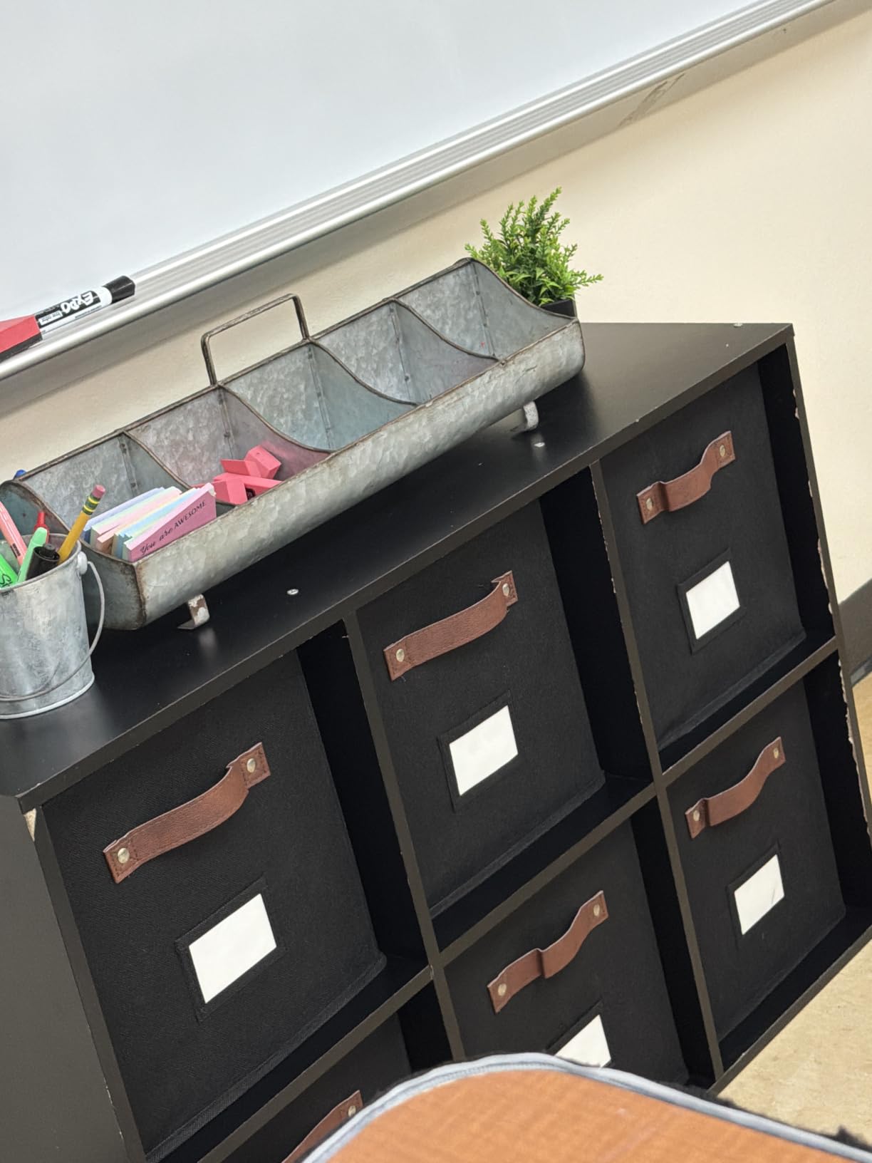 DECOMOMO Storage Bins, Cube Storage Bin with Labels | 10.5
