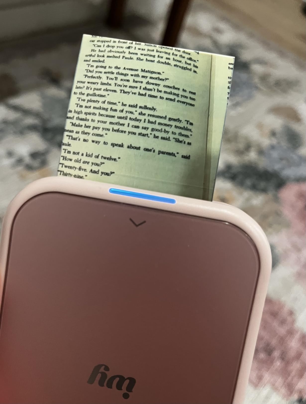 Canon Ivy 2 Mini Photo Printer, Print from Compatible iOS & Android Devices, Sticky-Back Prints, Blush Pink customer photo 1