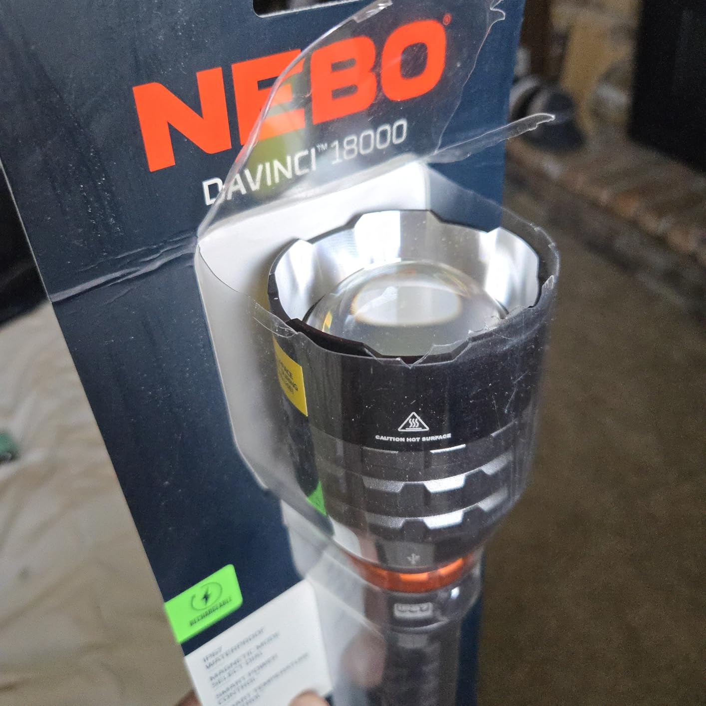 NEBO DAVINCI 18000 Mag Dial Flashlight | 18000 Lumens, 5 Light Modes, Rechargeable Waterproof Flashlight for Hiking, Camping & Hunting, Tactical Self Defense, Includes USB-C Charging Cable customer photo 2