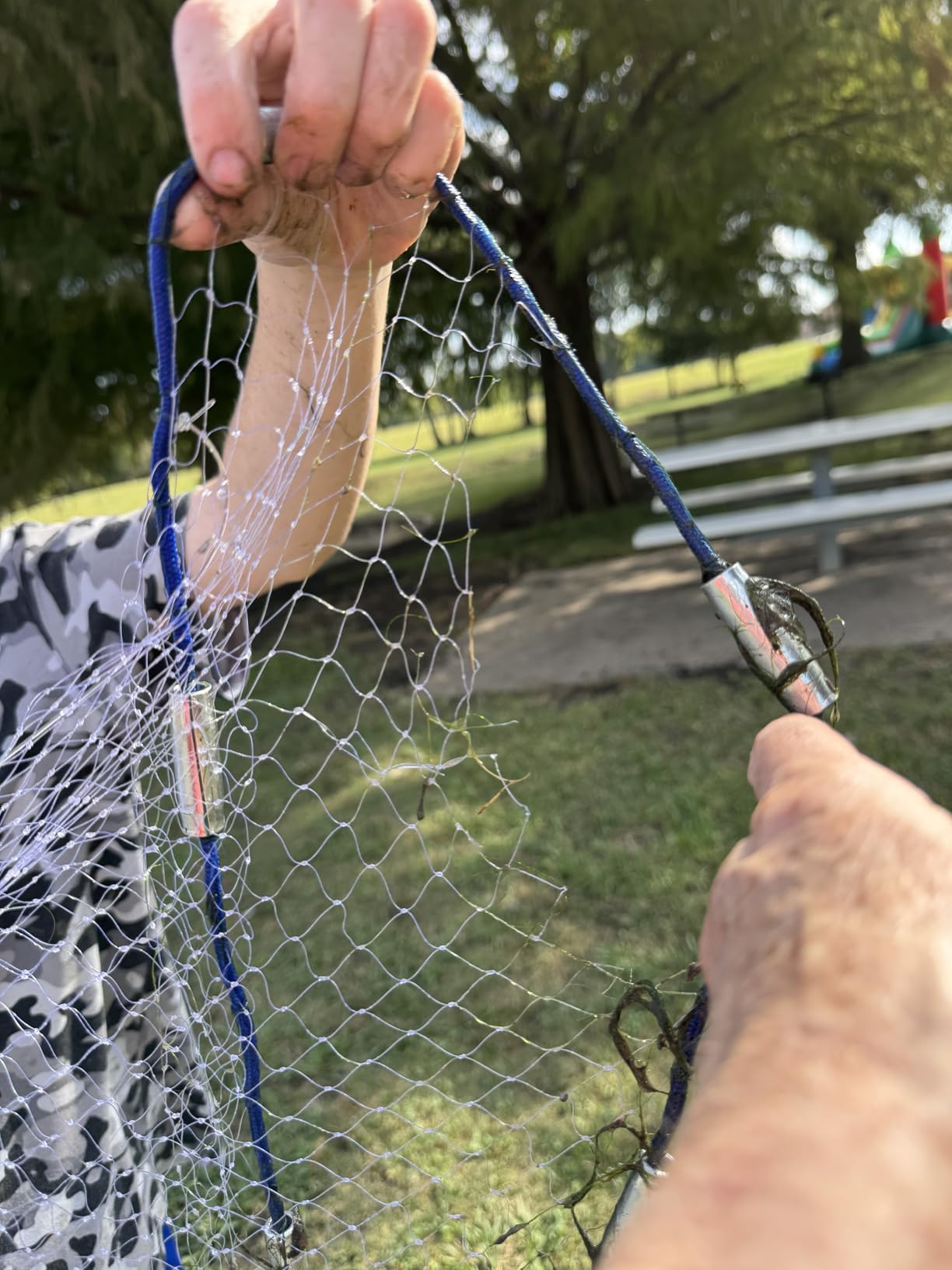 Cast Net for Bait Trap Fish,1/2 Inch Mesh Size customer photo 1