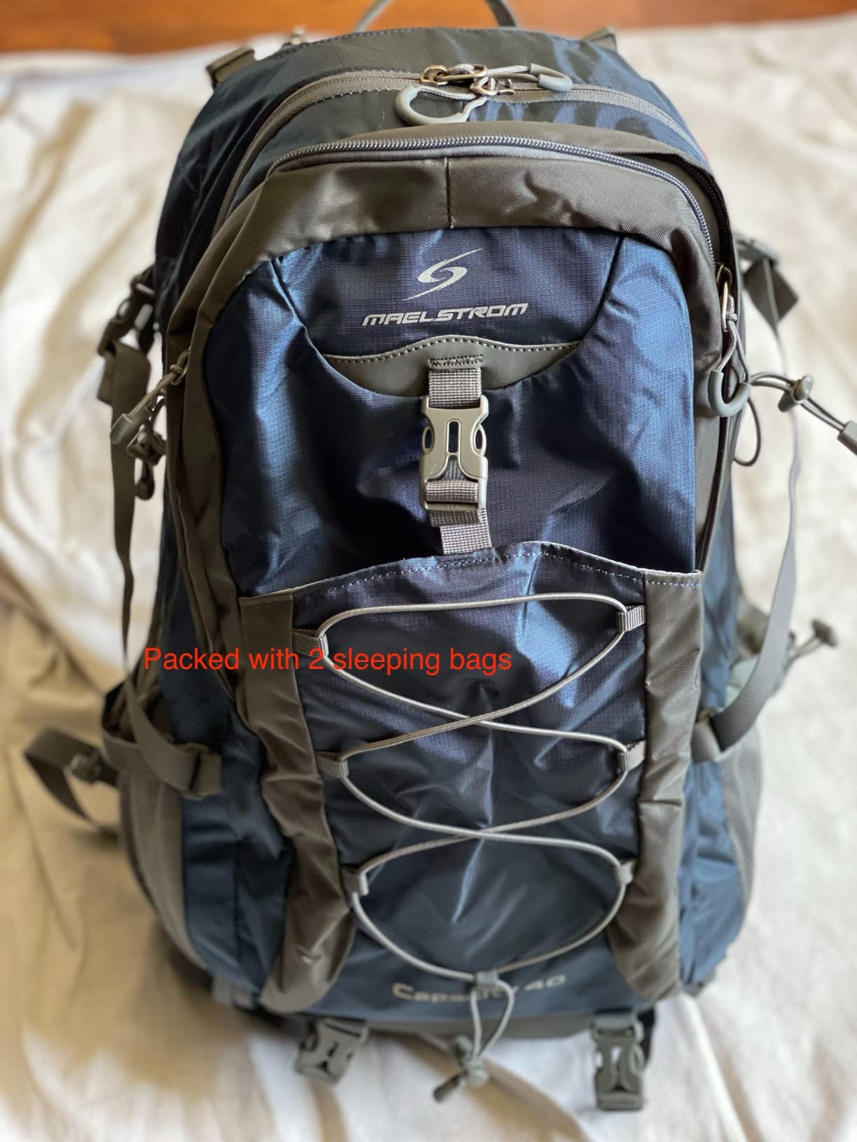 Maelstrom 50L Hiking Backpack, Lightweight Camping Daypack with Rain Cover customer photo 1
