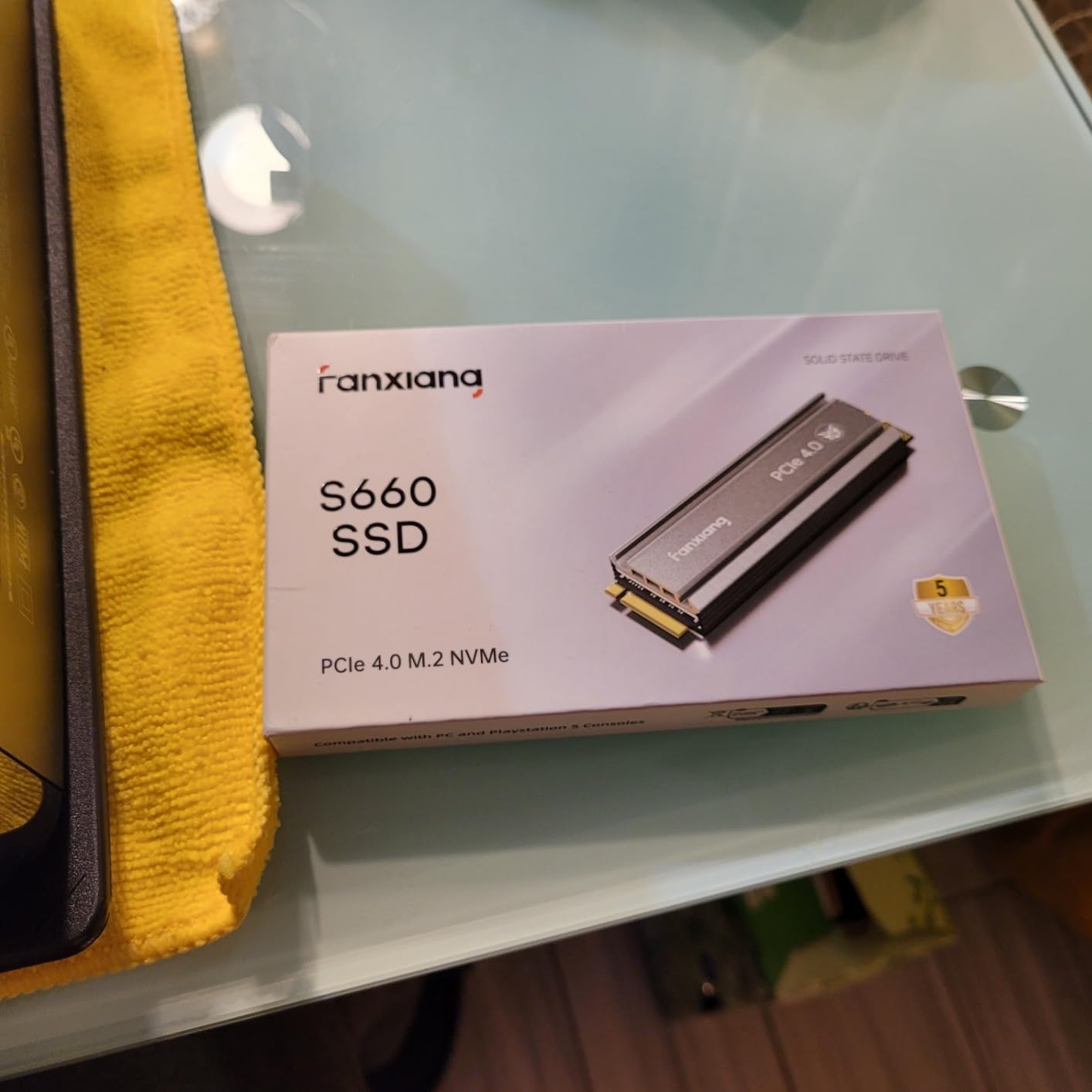 fanxiang S660 PCIe 4.0 2TB SSD for PS5 with Heatsink, Up to 5000MB/s, NVMe M.2 SSD Internal Gaming SSD NAND SLC Cache Suitable for PS5 Enthusiasts, Technology Enthusiasts, IT Professionals customer photo 2