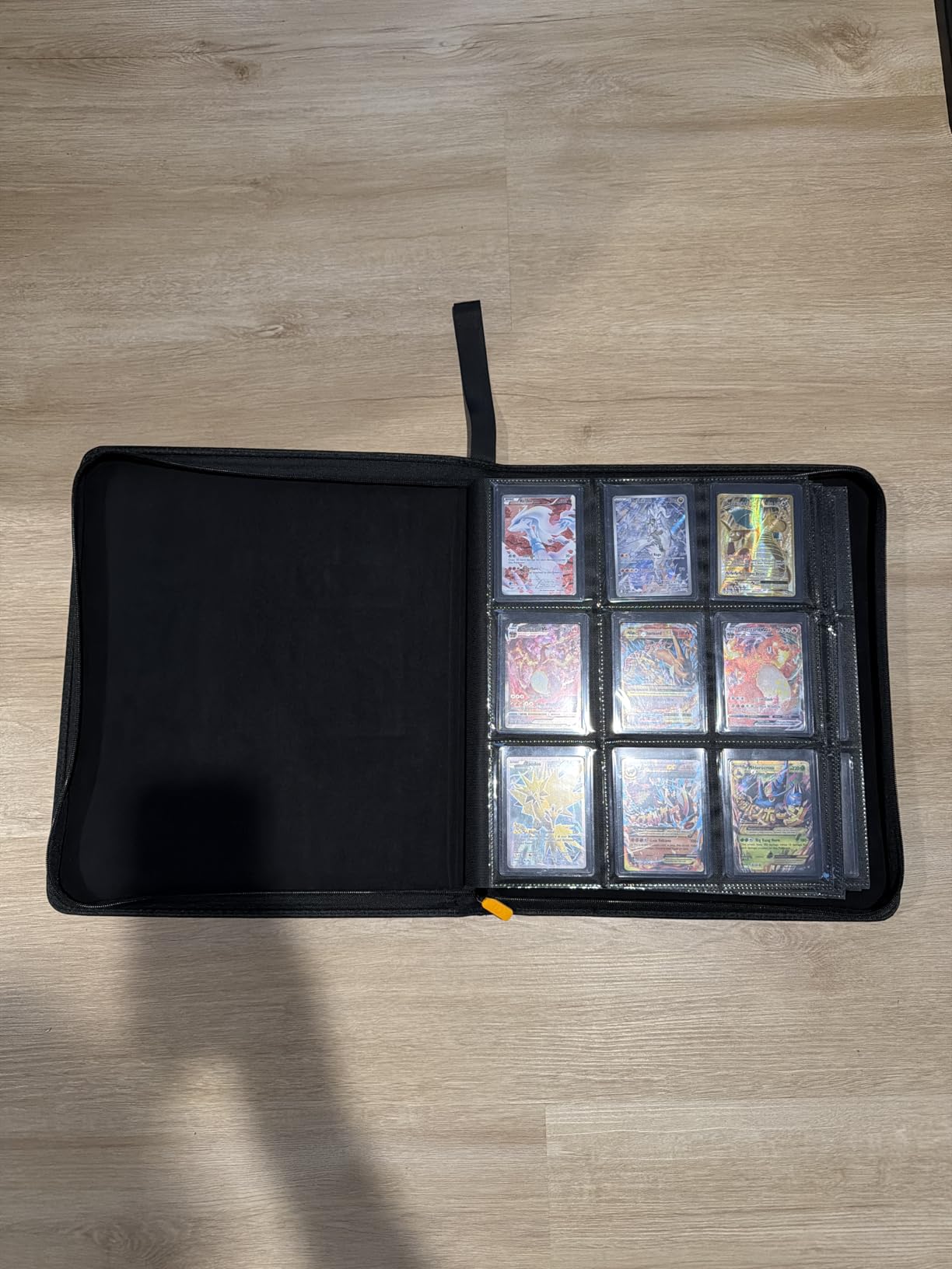 X PRO Top Load Card Binder - Compatible with Top-loading Card Cases - Fits 252 | 20 Premium Loaders Included | 9-Pocket Ringless Double-Sided Pages | Premium Storage for TCG & Sports Cards customer photo 2