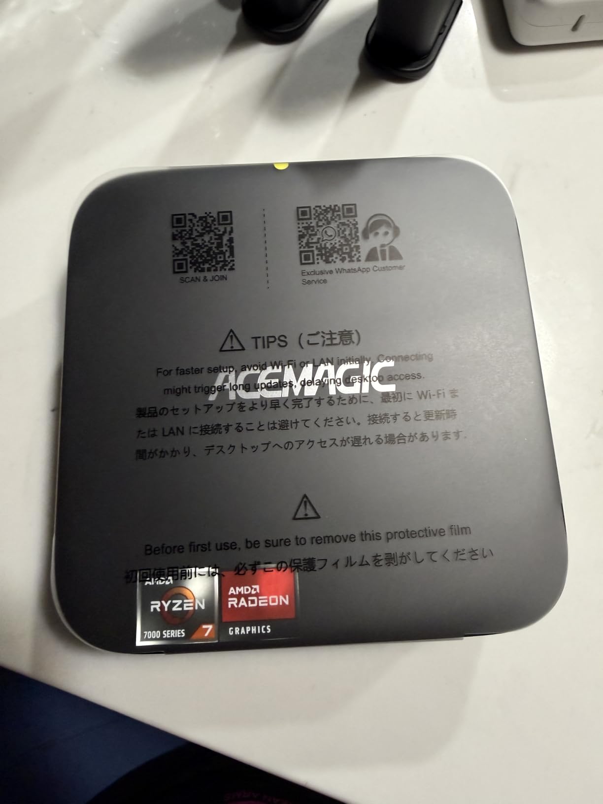 ACEMAGIC K1 Gaming Mini PC Ryzen 7 7730U 16GB 512GB SSD Windows 11 Pro customer photo 1