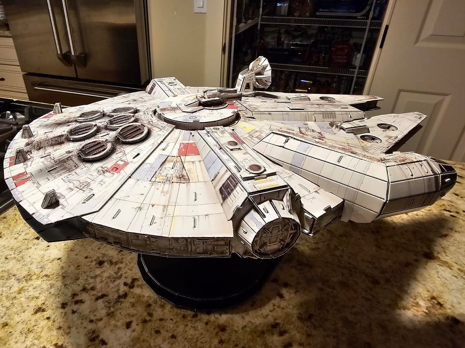 4D Build Star Wars Millennium Falcon 3D Model Kit, Star Wars Gifts, Desk Decor for Fans & Collectors, 223 Pieces, 3D Puzzles, Gift Ideas for Ages 12 & Up customer photo 2