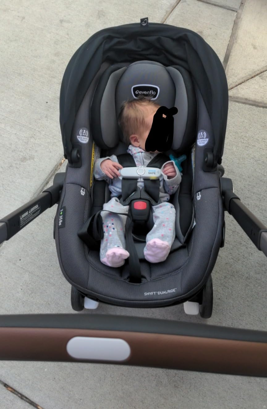 Shyft DualRide with Carryall Storage Infant Car Seat and Stroller Combo (Durham Green) customer photo 1