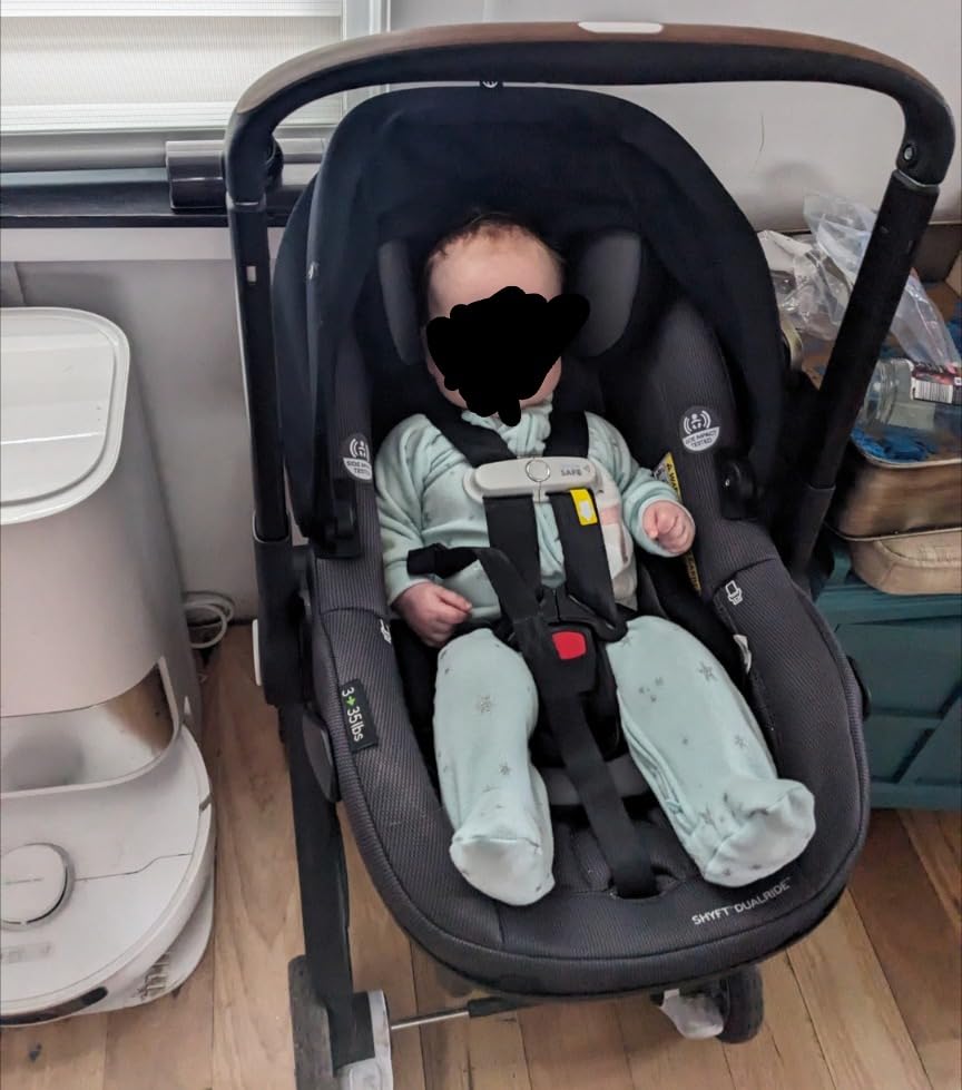 Shyft DualRide with Carryall Storage Infant Car Seat and Stroller Combo (Durham Green) customer photo 2