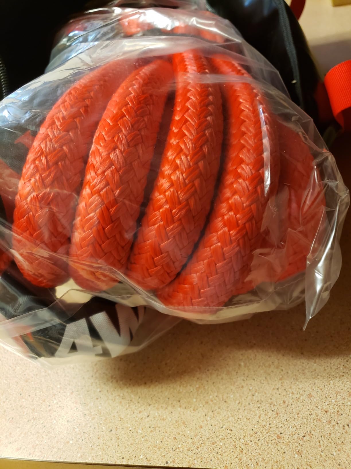TYT Kinetic Recovery Rope,(1in x 30ft Red) 48,500lbs Snatch Strap, Heavy Duty Stretch Nylon Towing Ropes for Offroad Vehicle, Jeep, SUV, ATV, UTV, Tractor Elastic customer photo 1
