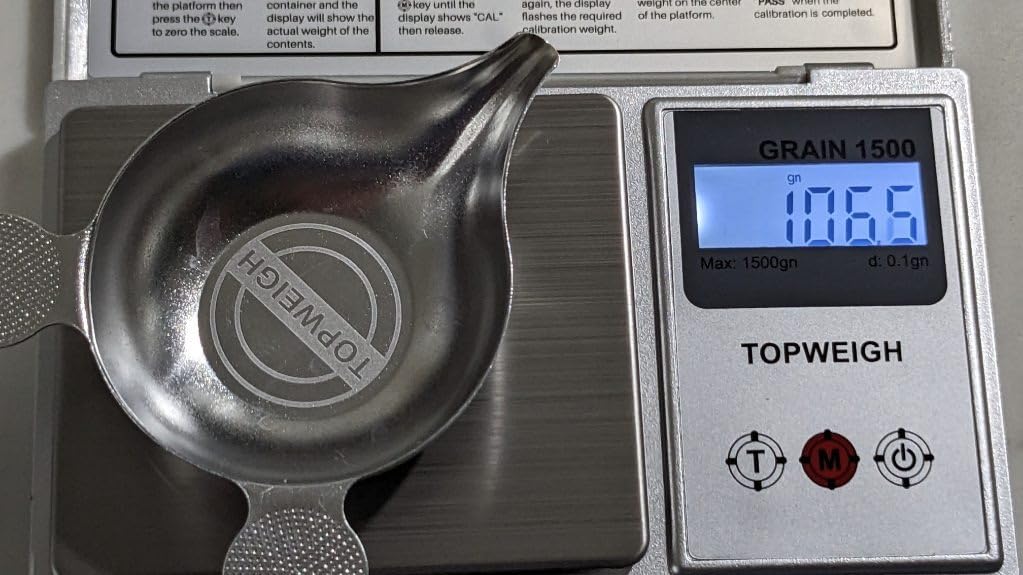 Reloading Scale with Metal Powder Pan, Grain Scale - Silver customer photo 2