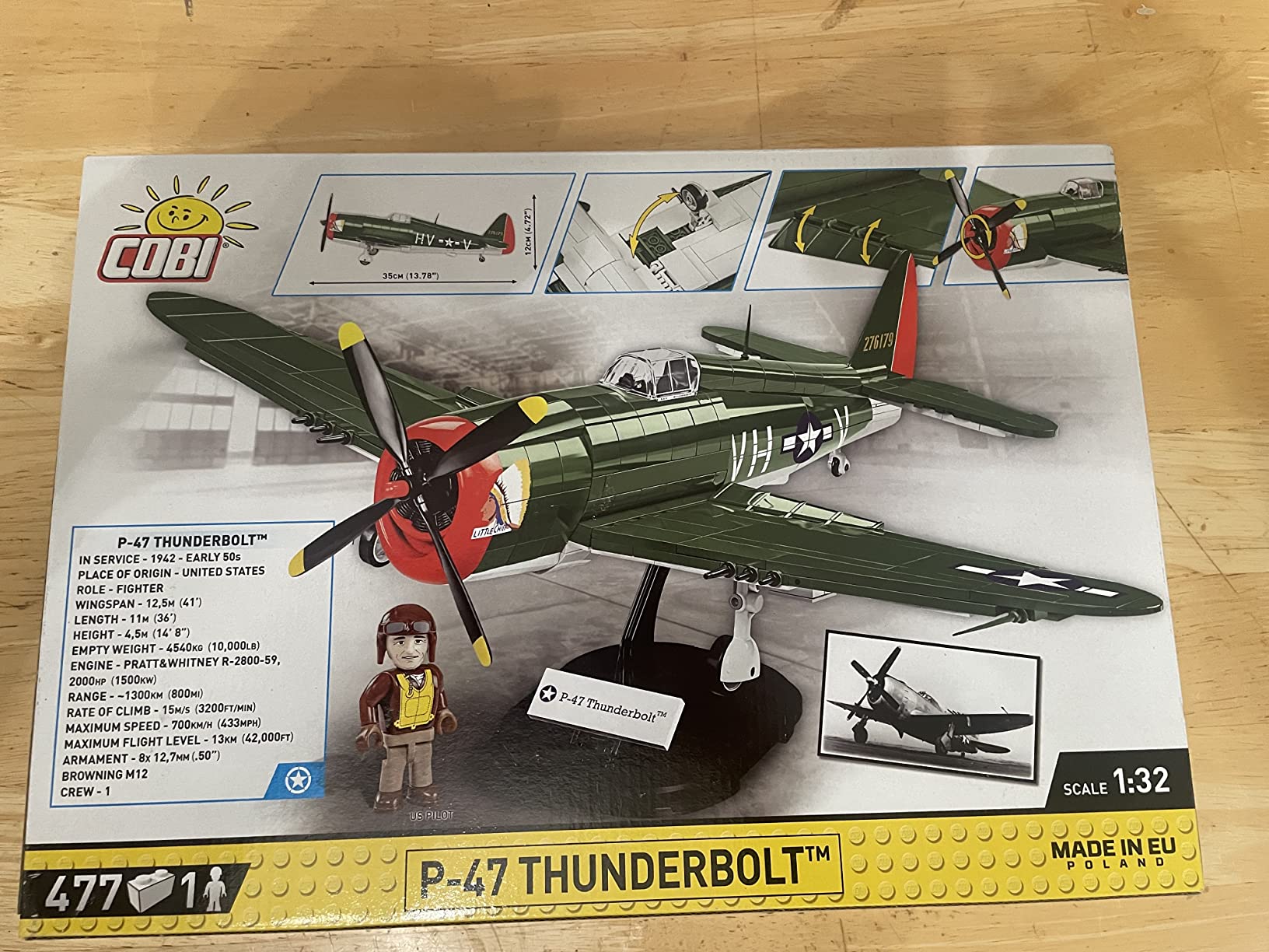 COBI Historical Collection World War II P-47 Thunderbolt Plane customer photo 2