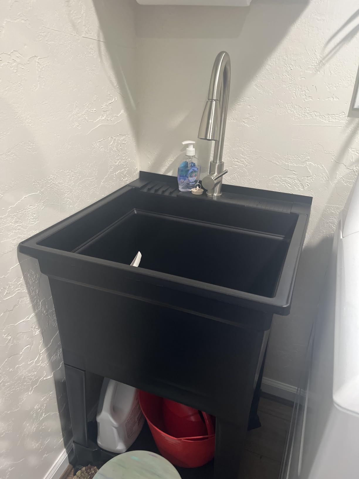 UTILITYSINKS Utility Sink Black - Quick Connect Drain - 24 x 24 in customer photo 2