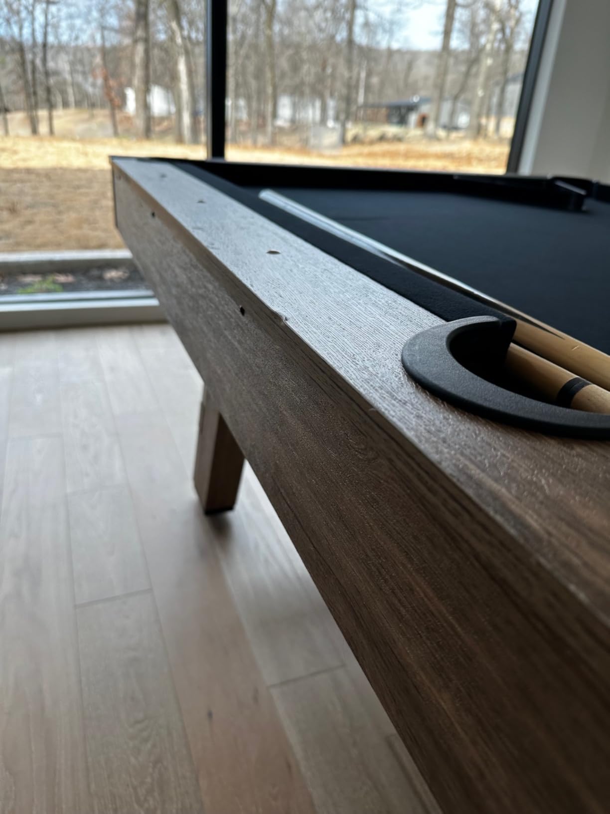 GoSports 8 ft Pool Tables with Wood Finish - Choose Your Style - Modern Billiards Table with 2 Cue Sticks, Balls, Rack, Felt Brush and Chalk customer photo 2