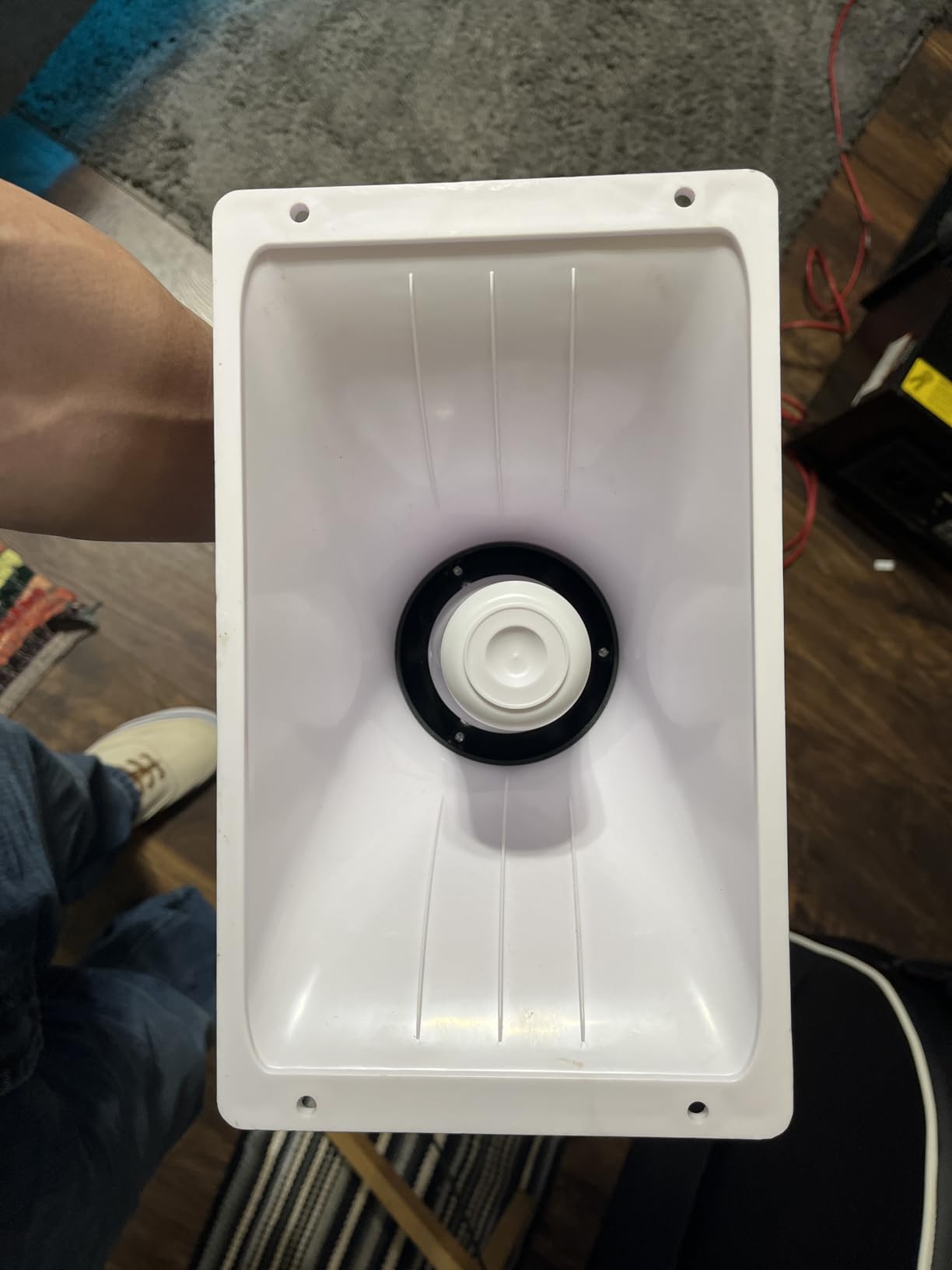 QWORK 50W 8 Ohm PA Horn Speaker - Clear Voice Projection for Warehouse, School & Workshop customer photo 2