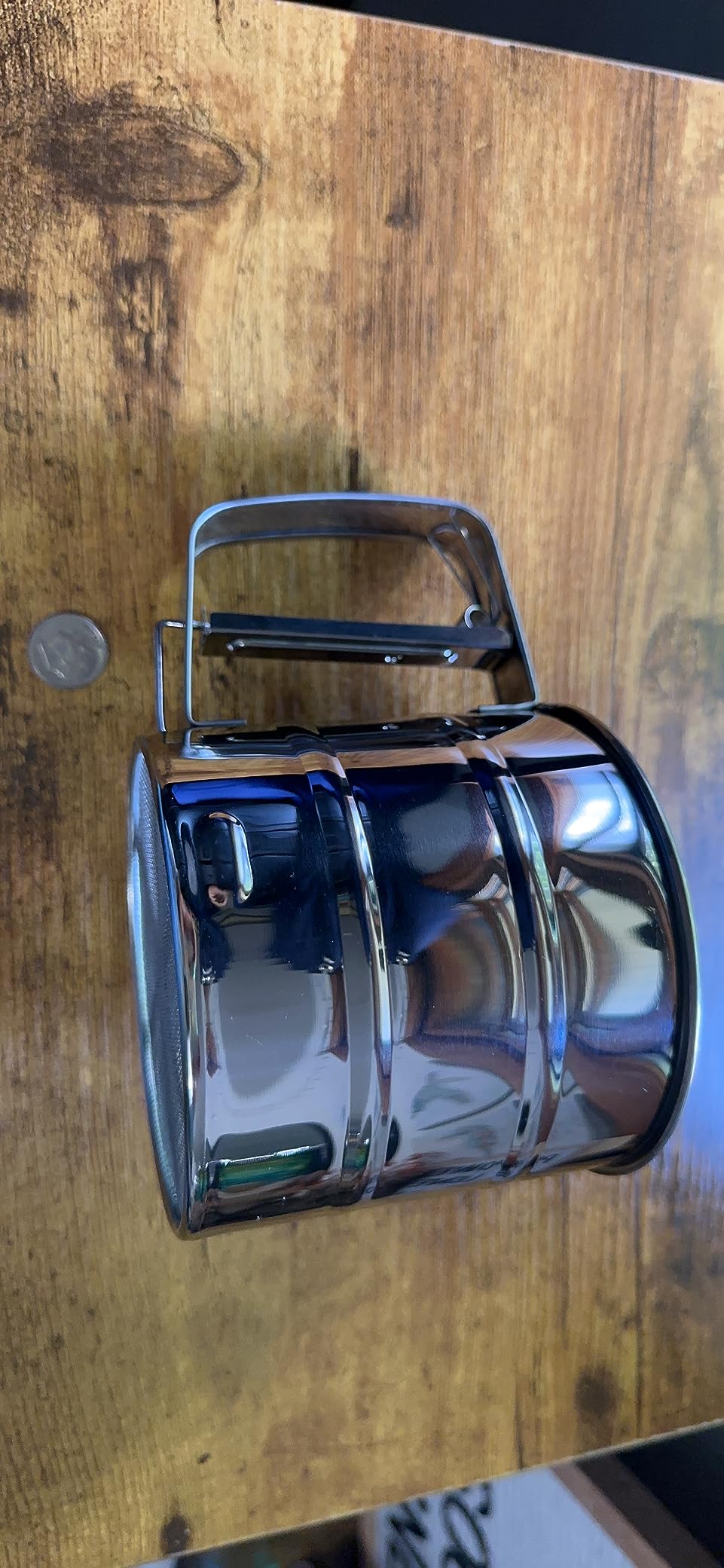 Rondauno Flour Sifter for Baking, Crank Sifter for Powdered Sugar Duster customer photo 2