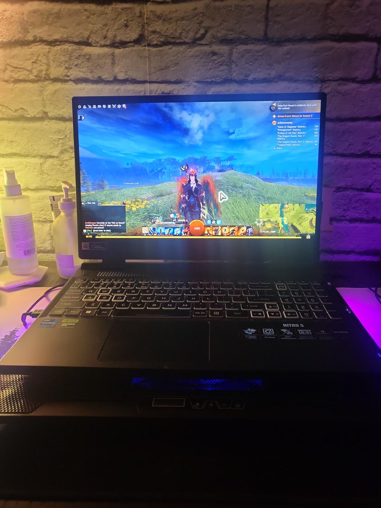 acer Nitro 5 Gaming Laptop | Intel 12th Gen i7-12650H | NVIDIA GeForce RTX 4060 Laptop GPU | 15.6” FHD 144Hz IPS Display | 16GB DDR5 | 1TB Gen 4 SSD | Killer Wi-Fi 6 | RGB Backlit KB | AN515-58-781P customer photo 2