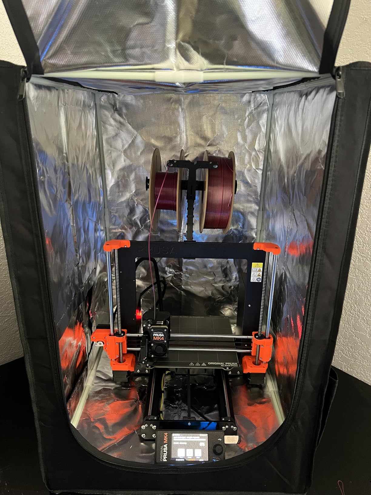 Creality Official 3D Printer Enclosure Fireproof and Dustproof Tent Constant Temperature Protective Cover Storage 480*600*720mm for Ender 3/Ender 3V2/Ender 3S/S1/S1 Pro/Ender 3Pro/Ender 3 Neo/3 V2 Neo customer photo 2