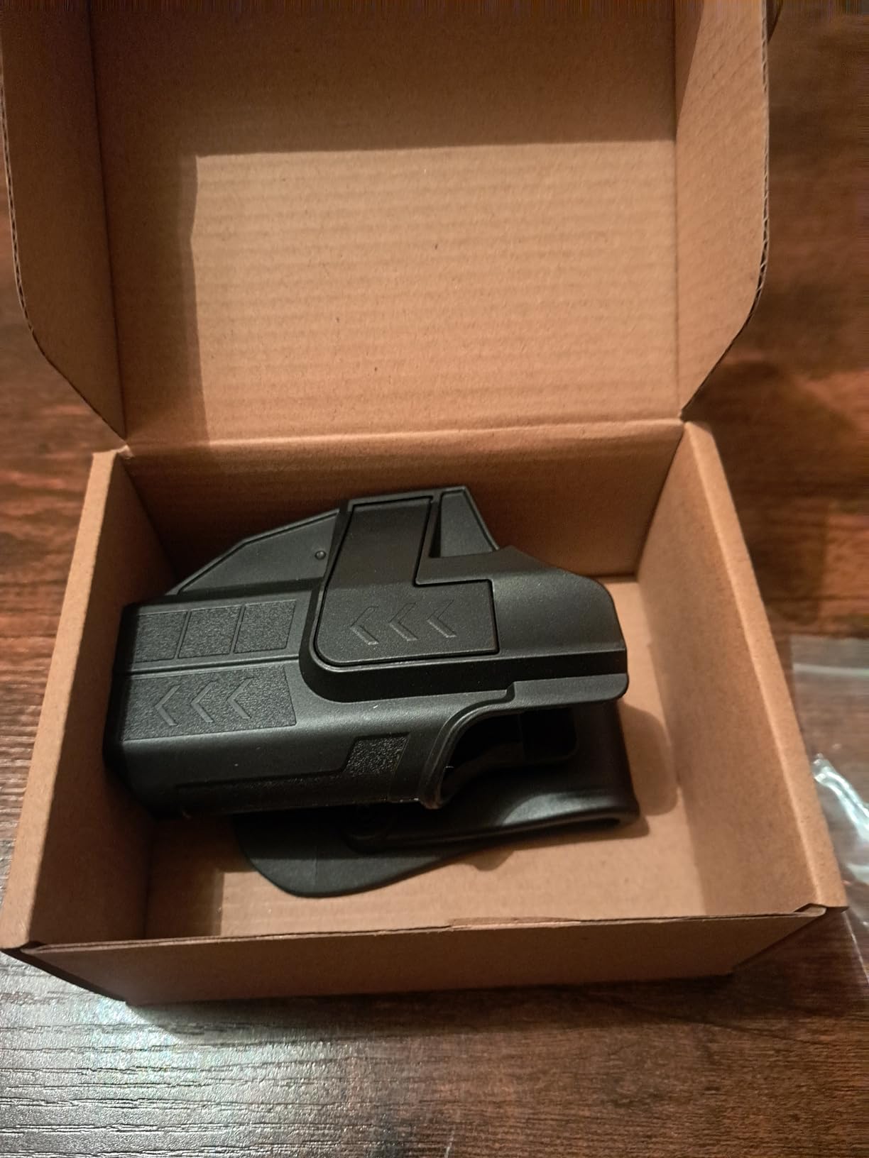 OWB Paddle Holster Compatible with Glock 43X/48/43, Level II Retention RH customer photo 1