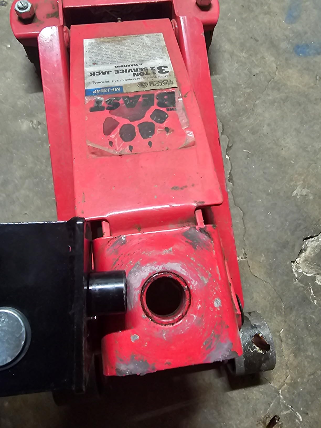 TUFFIOM Transmission Jack Adapter for Cars, Trucks, and Other Vehicles, 1100 lbs/0.5 T Loading Gearbox Removal Adaptor for Hydraulic Floor Jack Conversion with Removable Saddle Shaft customer photo 2