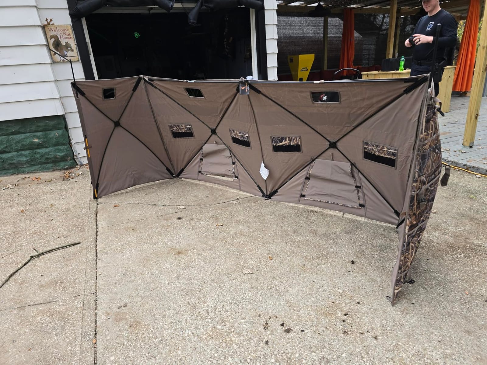 TIDEWE Duck Hunting Blind, Portable Duck Panel Blind, Next Evos Camo customer photo 1