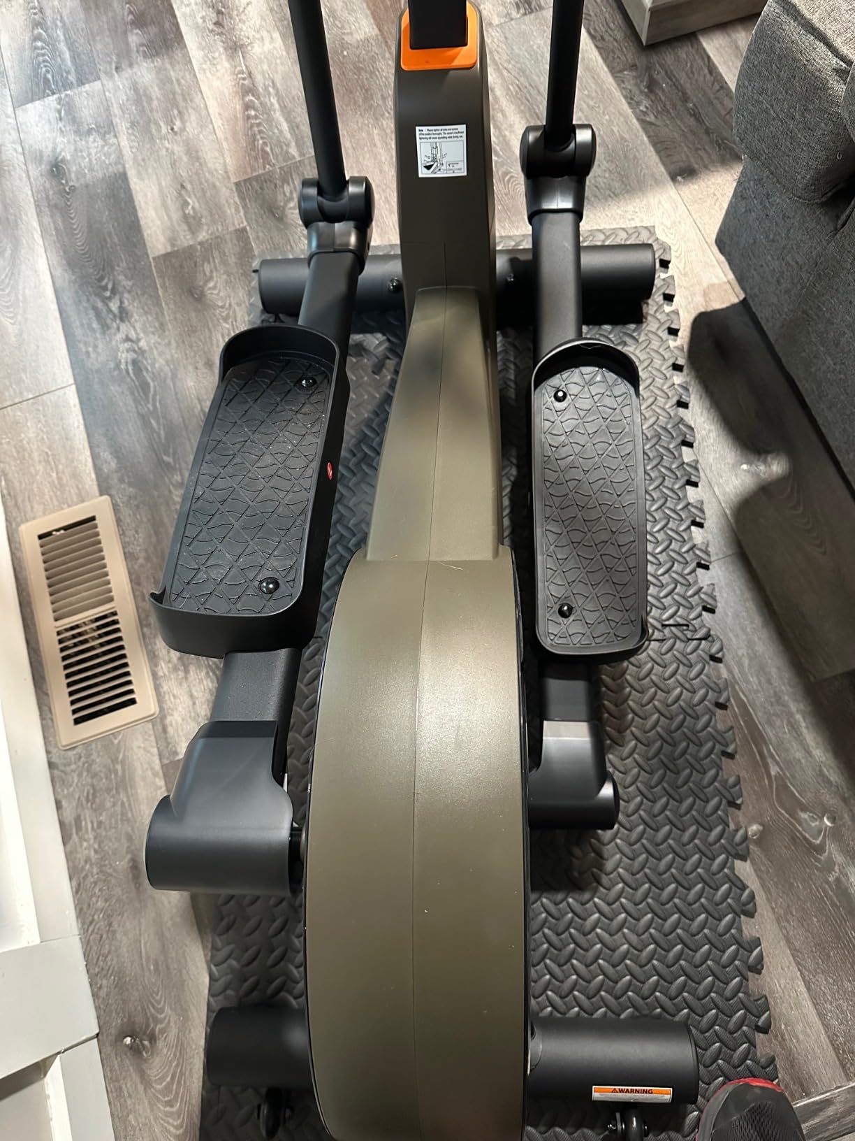 Elliptical Machine, Elliptical Exercise Machine for Home Use with Hyper-Quiet Magnetic Driving System, 20IN Stride, 16 Resistance Levels, 500LBS Loading Capacity, App Supported customer photo 1