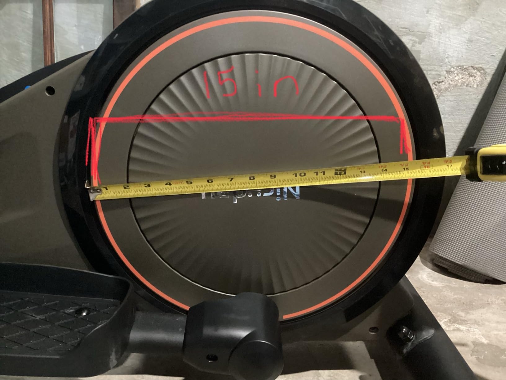Elliptical Machine, Elliptical Exercise Machine for Home Use with Hyper-Quiet Magnetic Driving System, 20IN Stride, 16 Resistance Levels, 500LBS Loading Capacity, App Supported customer photo 2