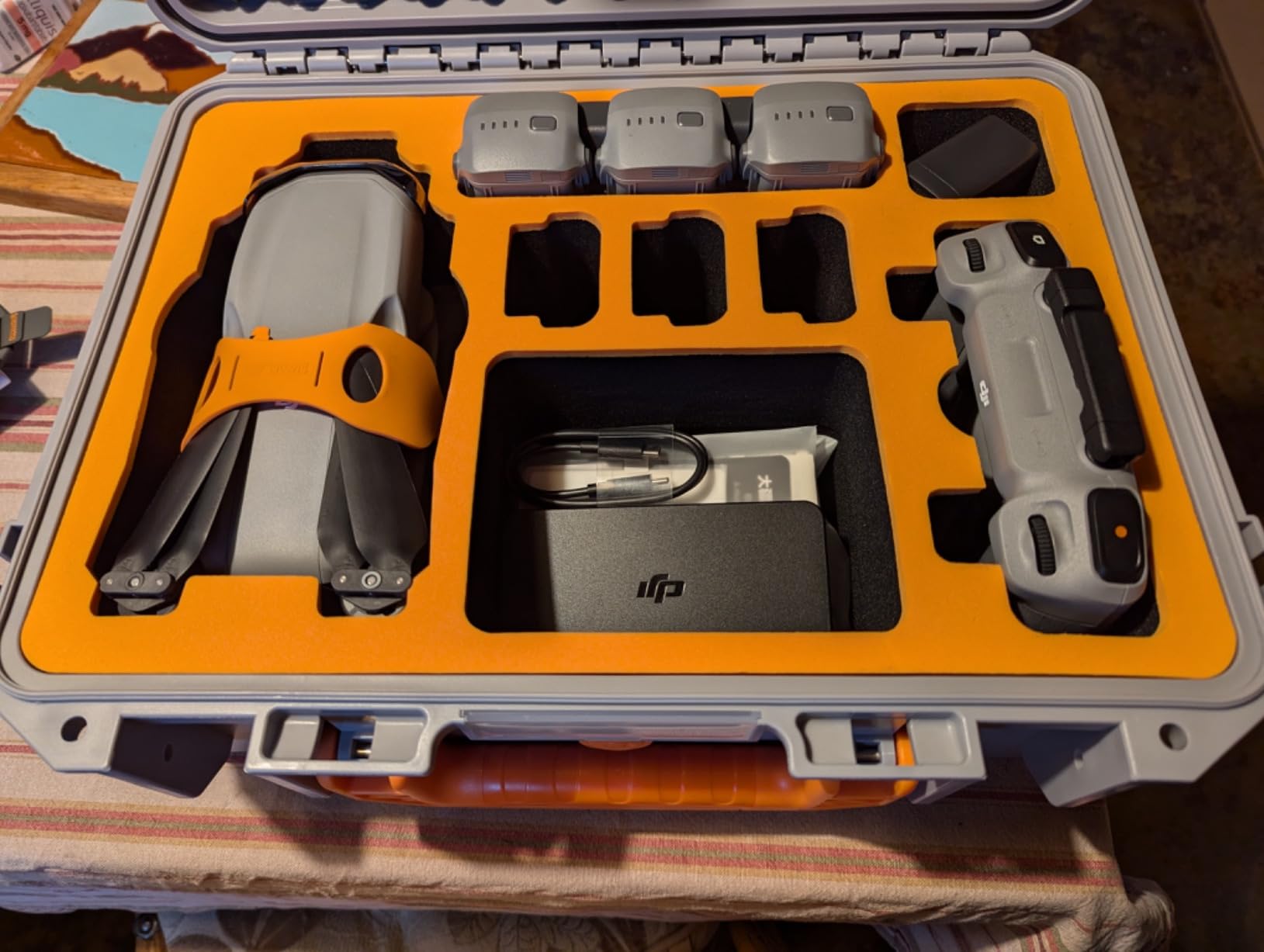 Hard Case for DJI Air 3S/3 Drone - Large Carrying Case with Custom Foam customer photo 2