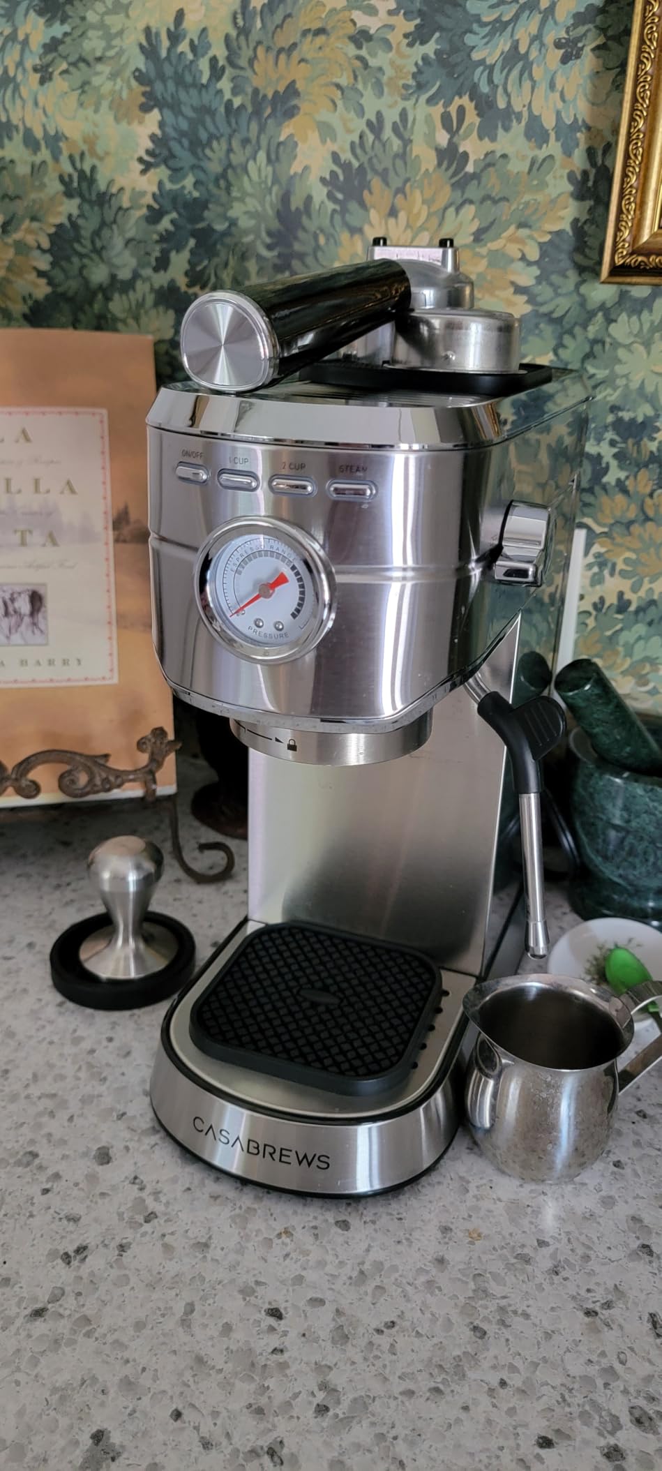 CASABREWS CM5418 Espresso Machine, Espresso Coffee Maker with Steam Wand customer photo 1