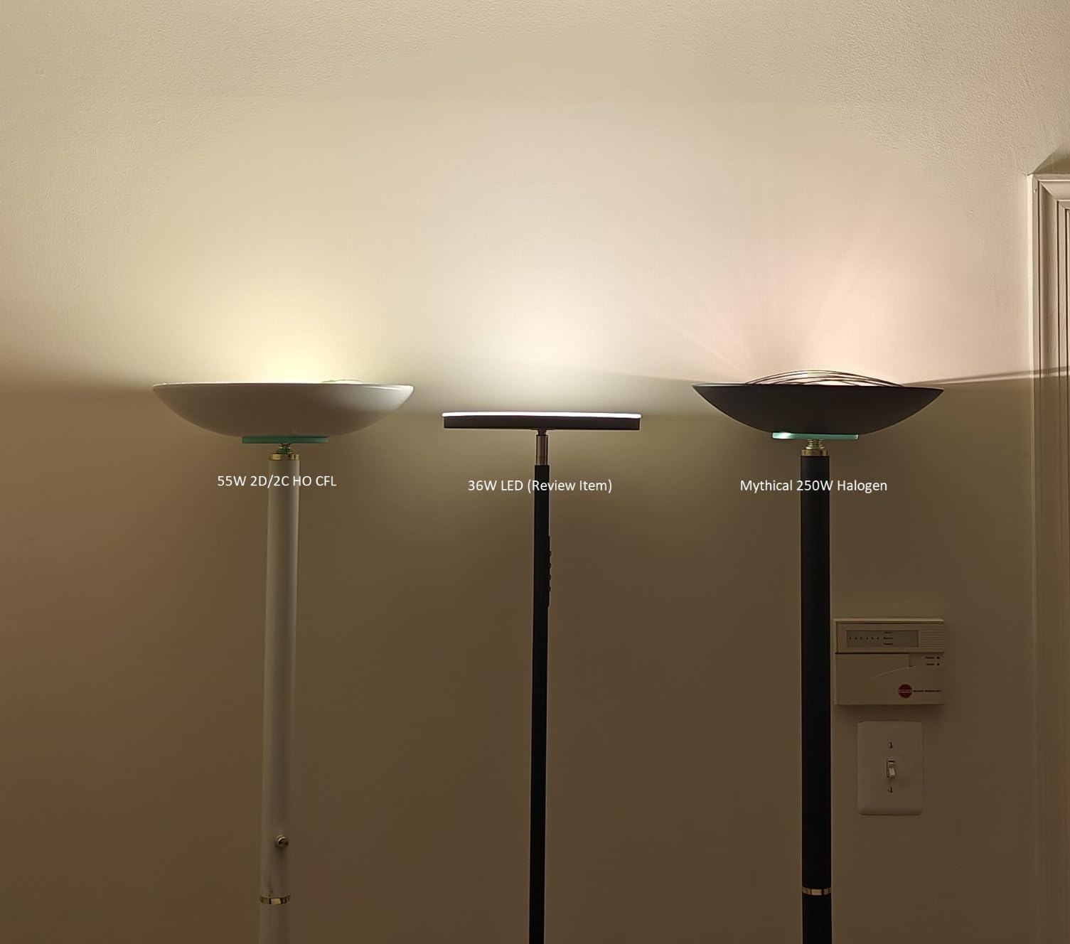 LED Torchiere Floor Lamp with Remote Control, Standing Lamp for Living Room | 30W/2600LM Bright, 3000K-6500K Color Temperature & Stepless Dimmable, Modern Uplight Lamp for Bedroom and Office customer photo 1