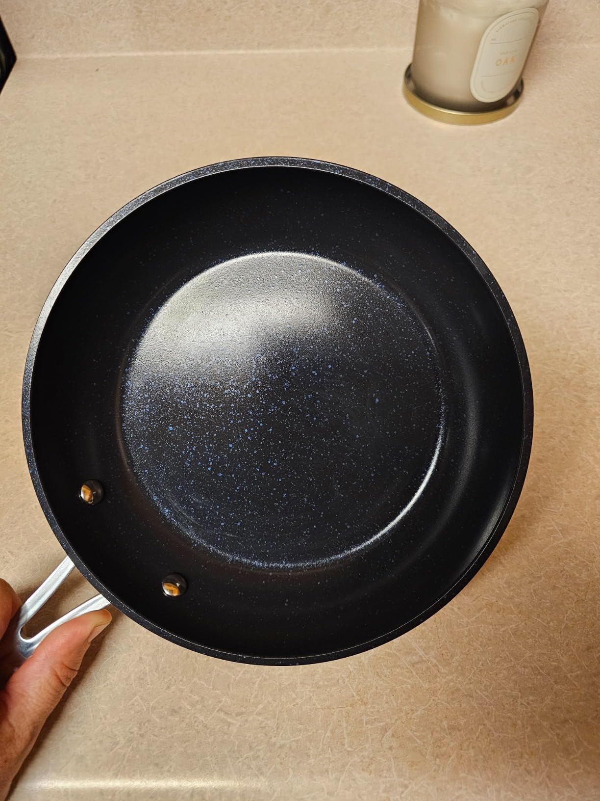 Nuwave Healthy Duralon Blue Ceramic Nonstick Cookware Set, PFAS Free customer photo 1