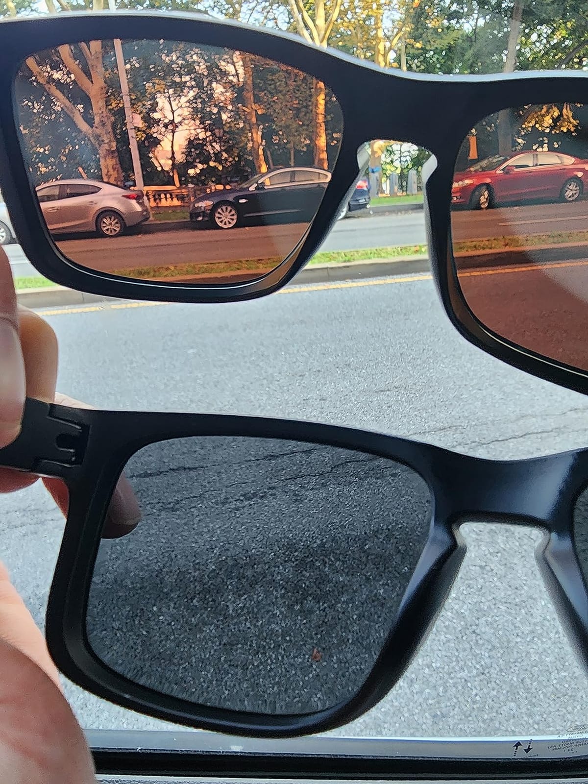 KUGUAOK Polarized Square Sunglasses For Men and Women Matte Finish Sun Glasses UV Protection Glasses customer photo 2