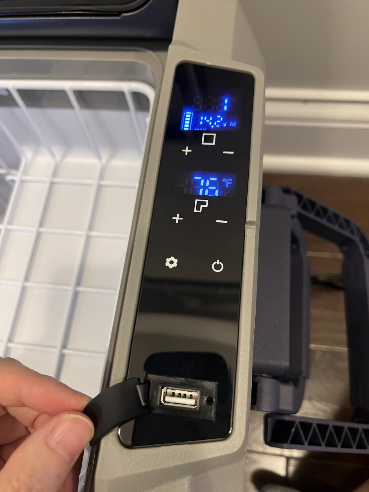 BODEGACOOLER 12 Volt Car Refrigerator,38 Quart Portable Freezer,Car Fridge Dual Zone APP Control,36L -4℉-68℉ Electric Compressor Cooler 12/24V DC and 100-240V AC for RV,Travel,Camping,Road Trip customer photo 2