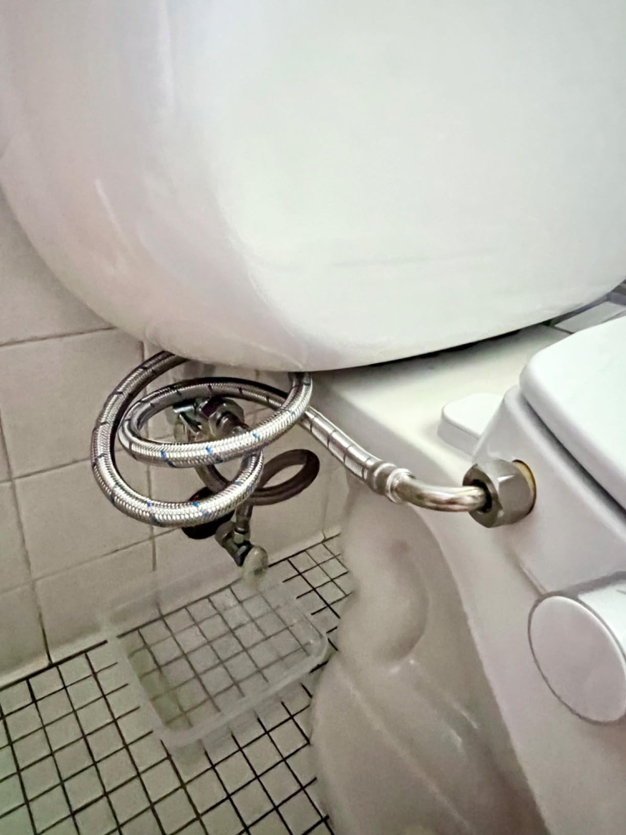 Clirass Elongated Bidet Toilet Seat with Quiet-Close, Non-Electric Bidet Mode with Dual Nozzles, Fit Elongated Toilet Seat, Adjustable Water Pressure with Brass inlet (Elongated) customer photo 2