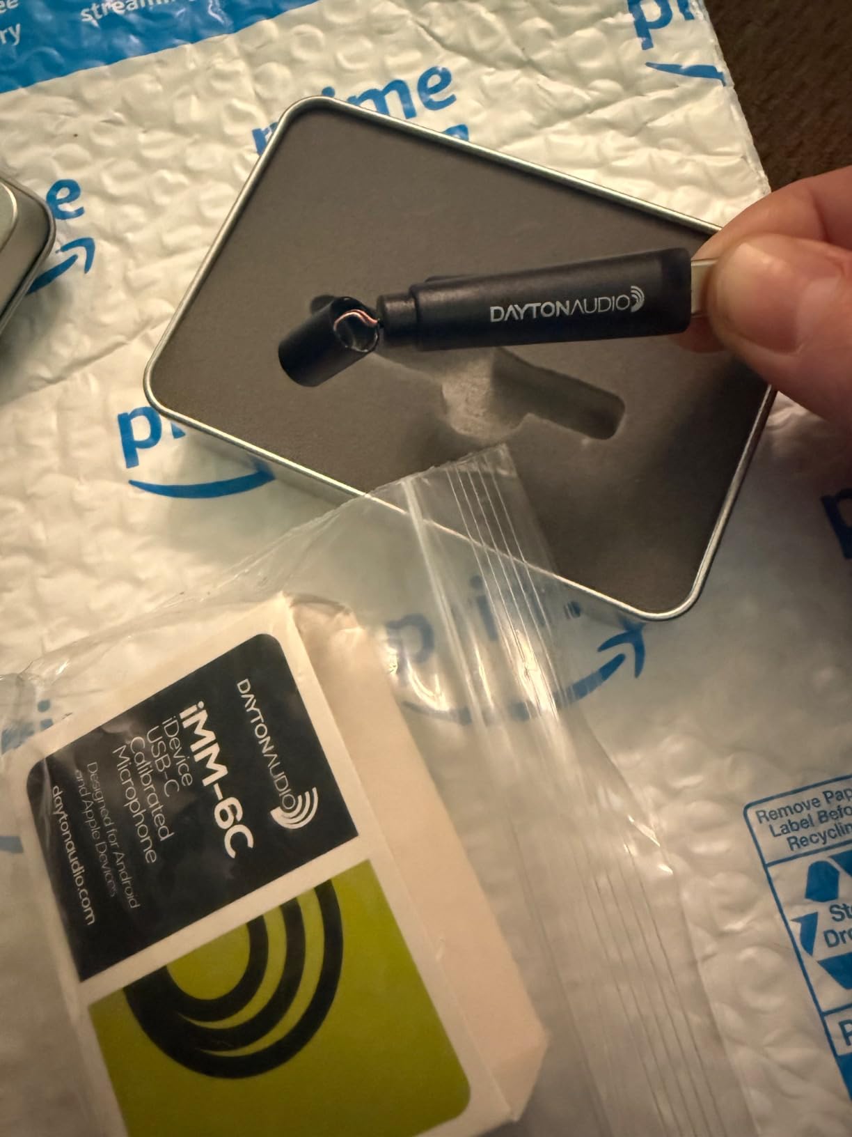 Dayton Audio iMM-6C Calibrated Measurement USB-C Microphone for iPhone, iPad Tablet and Android customer photo 2